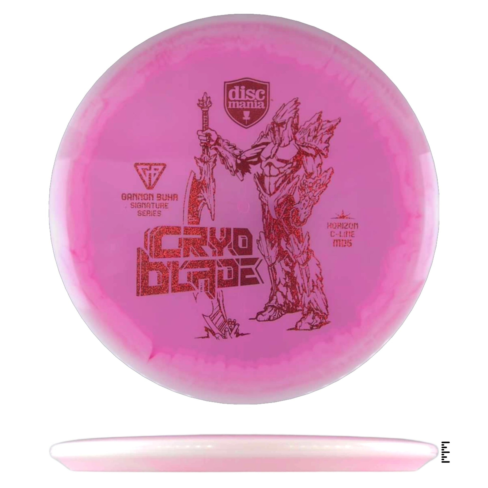 Discmania Horizon C - Line MD5 Cryo Blade - Gannon Buhr Signature Series - Pink / White - Powergrip USA