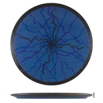 Disc golf disc with lightning bolt design