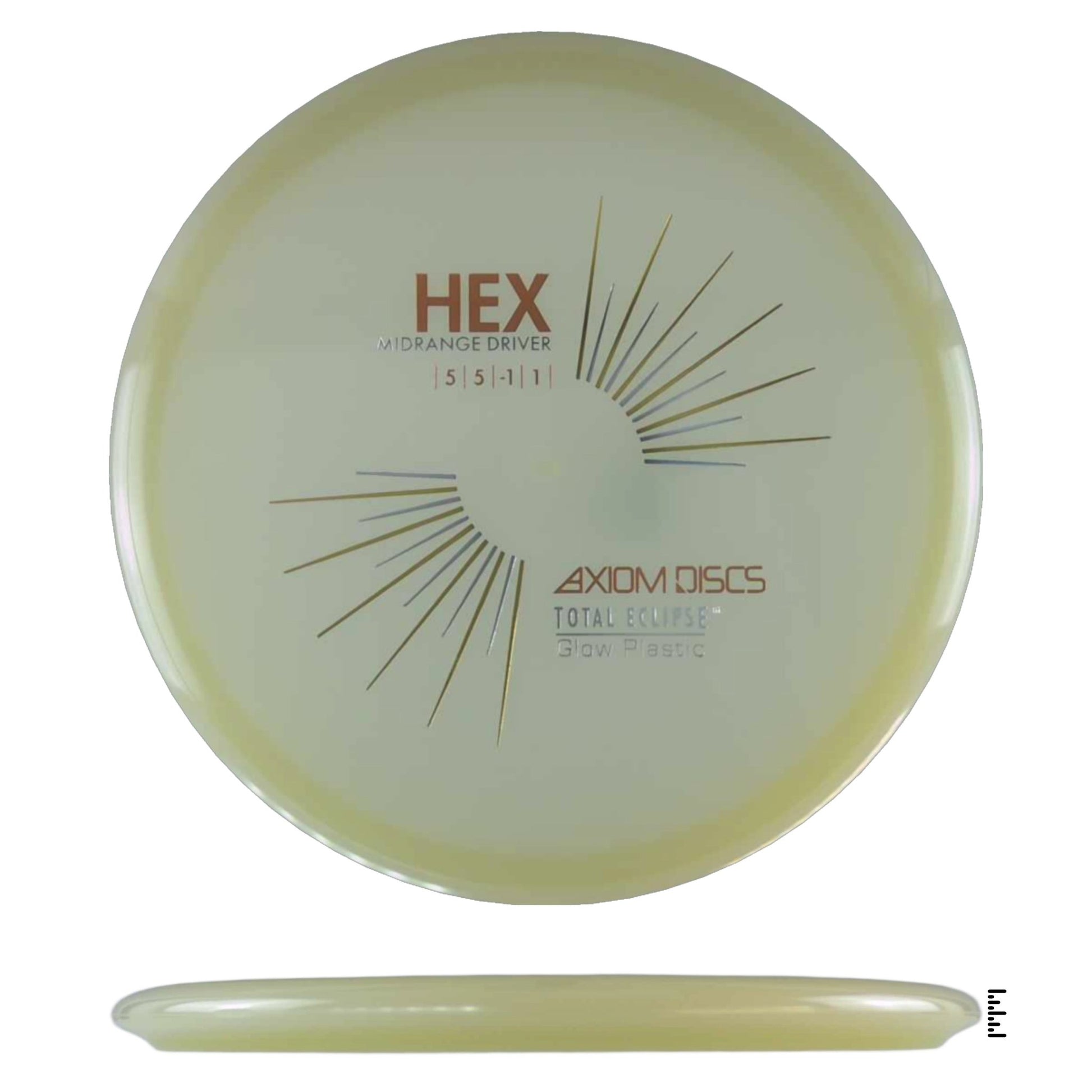 Axiom Discs Total Eclipse Hex - Glow - Powergrip USA