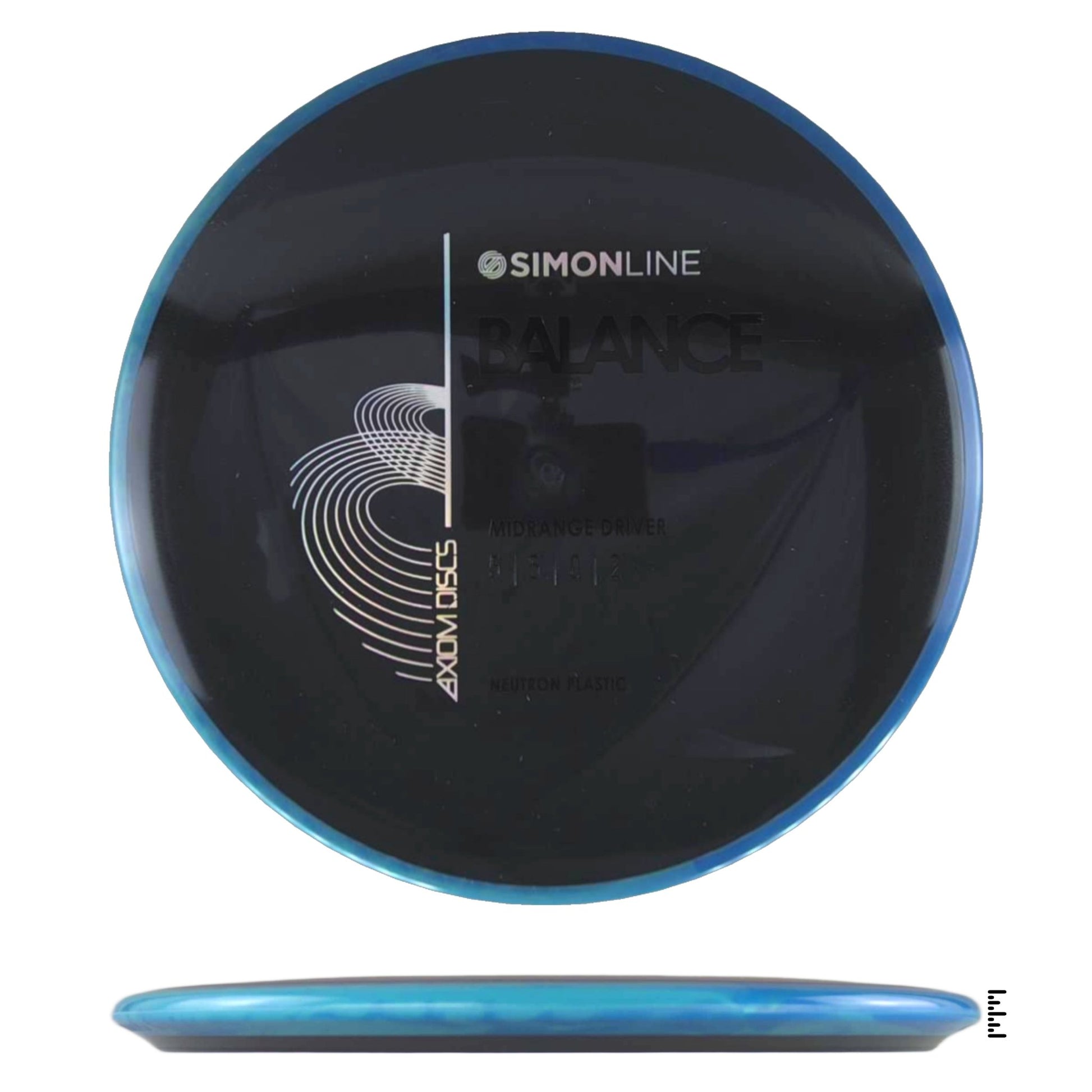 Axiom Discs Neutron Balance - Black / Blue - Powergrip USA