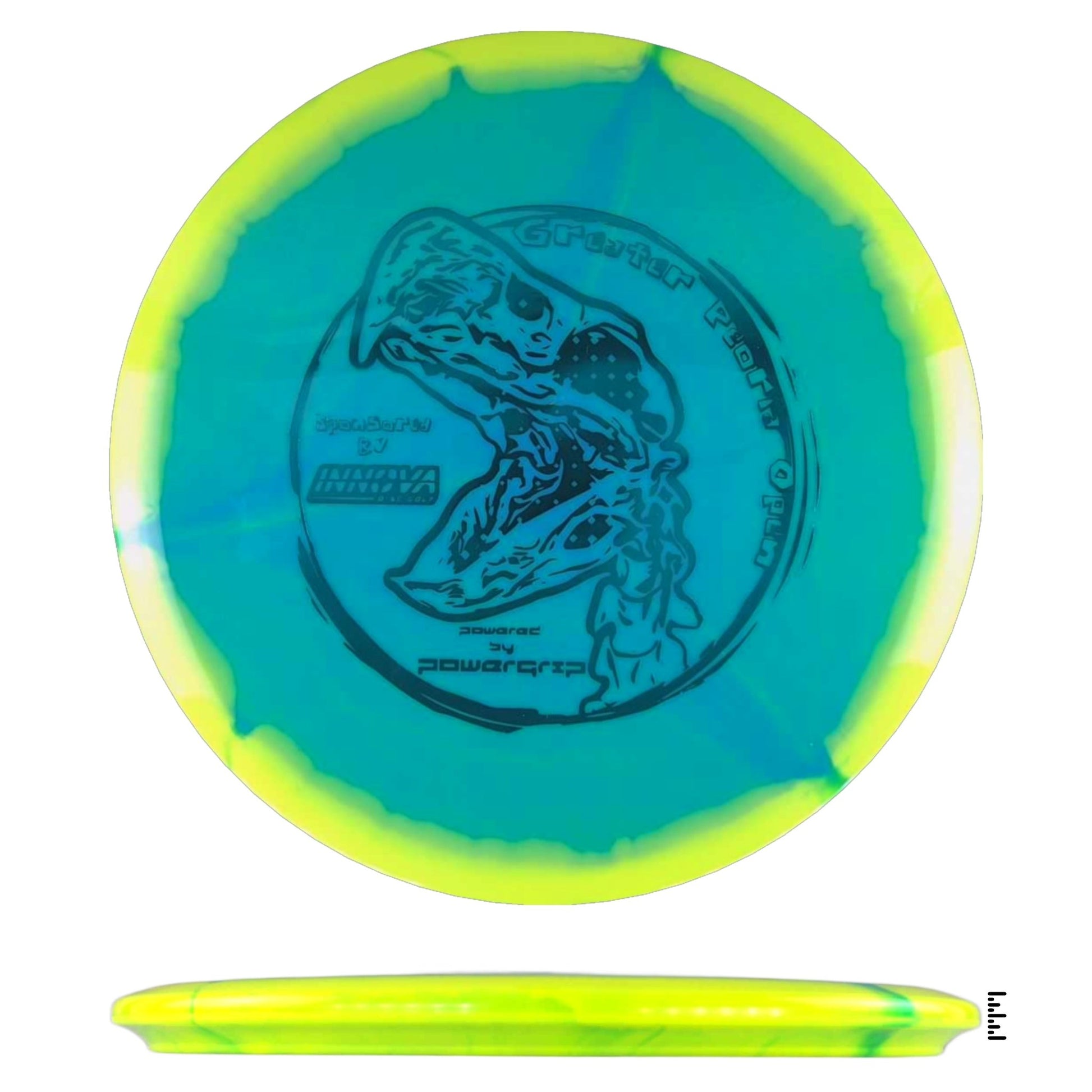 Innova Halo Roc3 - 2024 Greater Peoria Open - Blue / Yellow - Powergrip USA