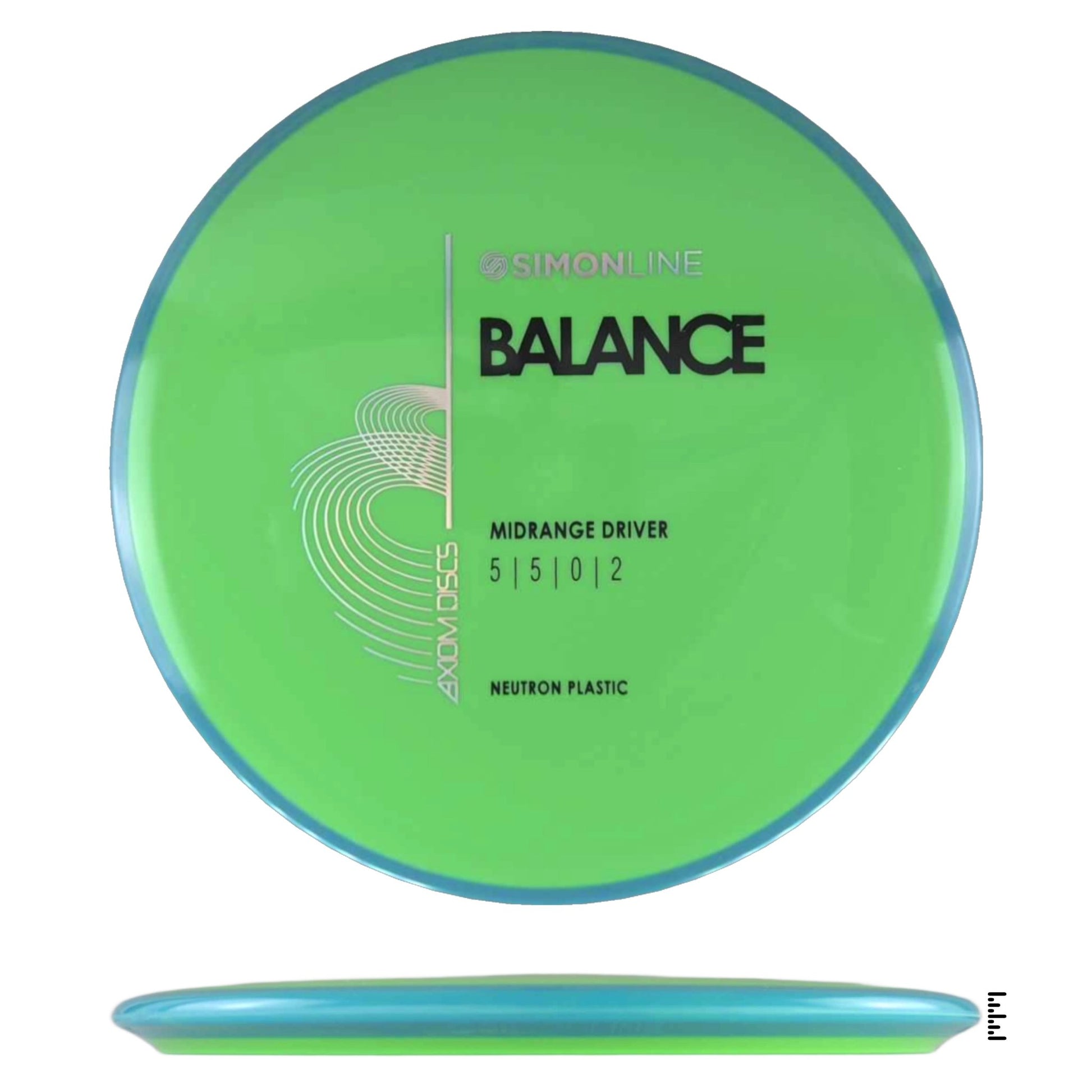 Axiom Discs Neutron Balance - Light Green / Turquoise - Powergrip USA