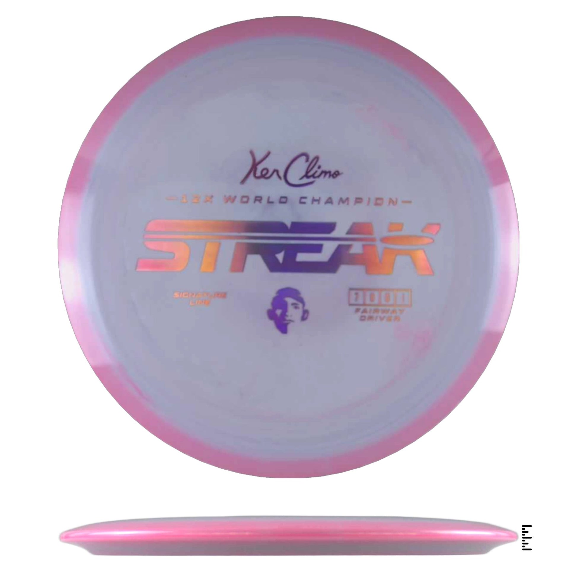 Climo Disc Golf Signature Line Streak - Unique - Powergrip USA