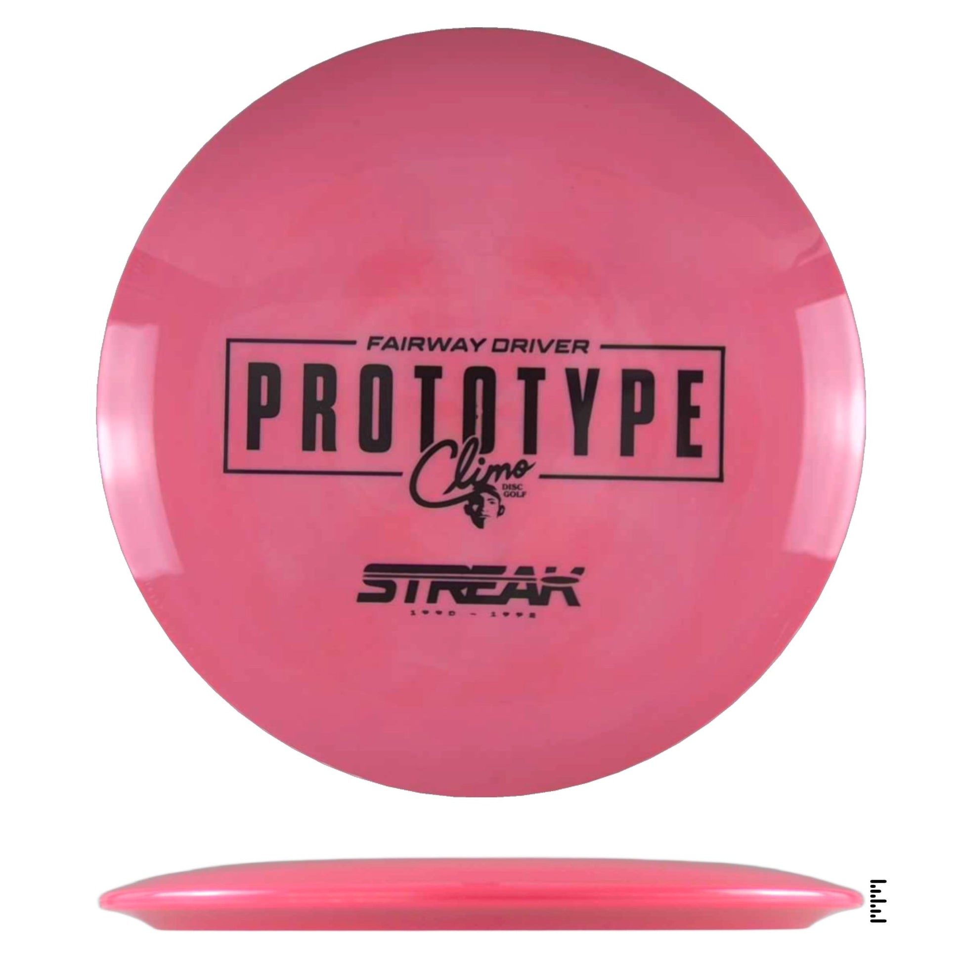 Climo Disc Golf Signature Line Streak Prototpye - Salmon - Powergrip USA