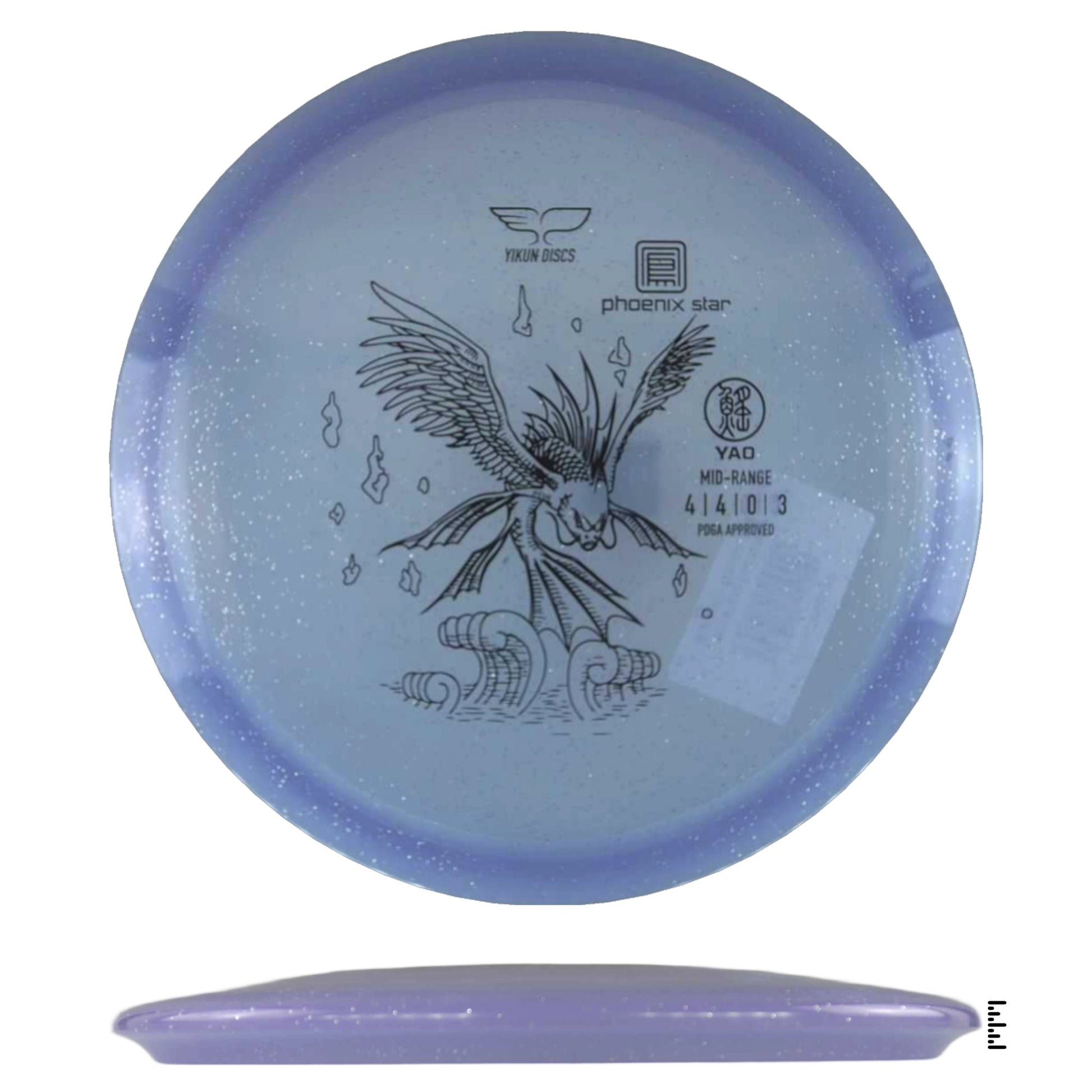 Yikun Discs Phoenix Star Yao - Plum - Powergrip USA