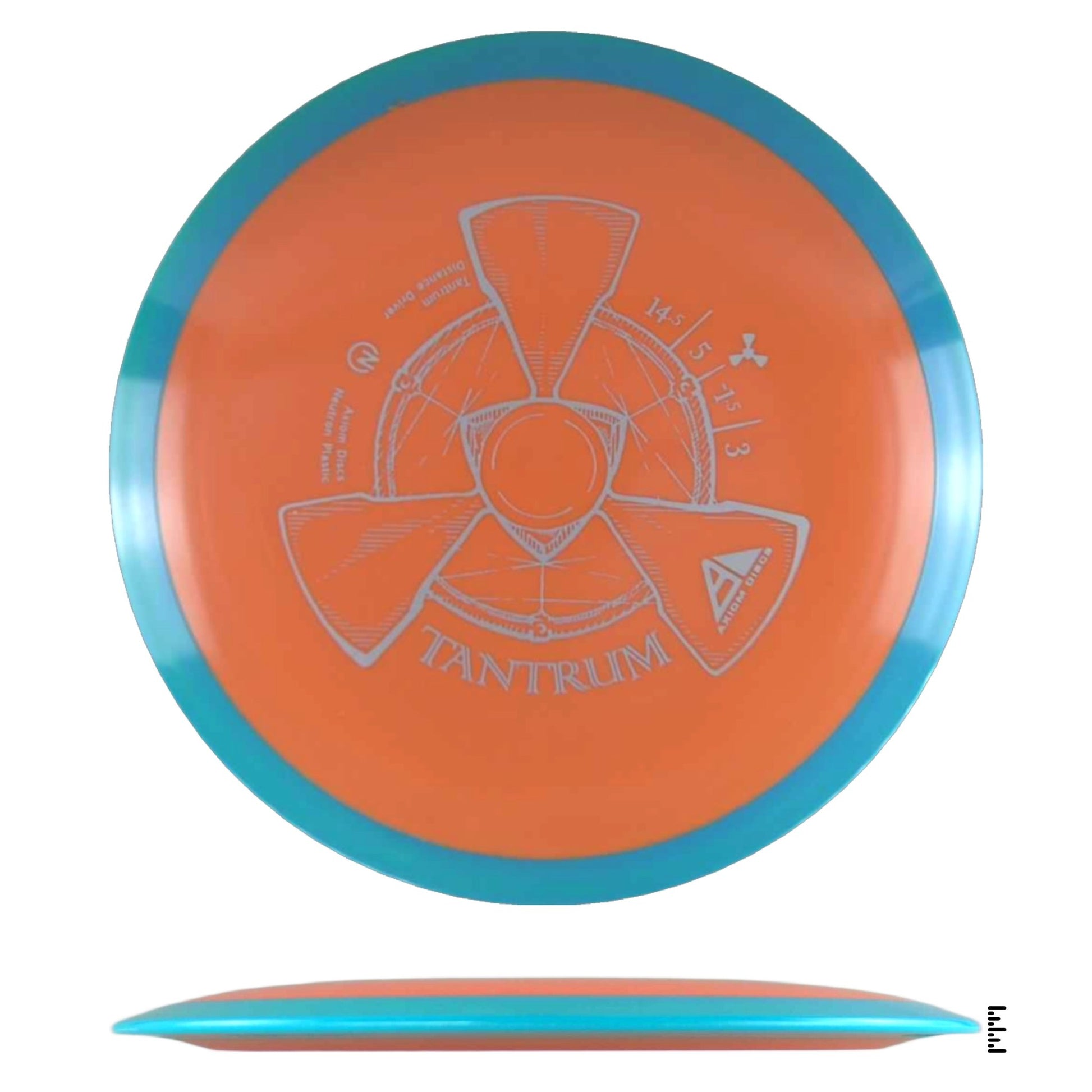 Axiom Discs Neutron Tantrum - Orange / Turquoise - Powergrip USA