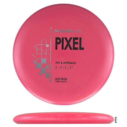 Axiom Discs Simon Line Electron Firm Pixel - Coral / Red - Powergrip USA