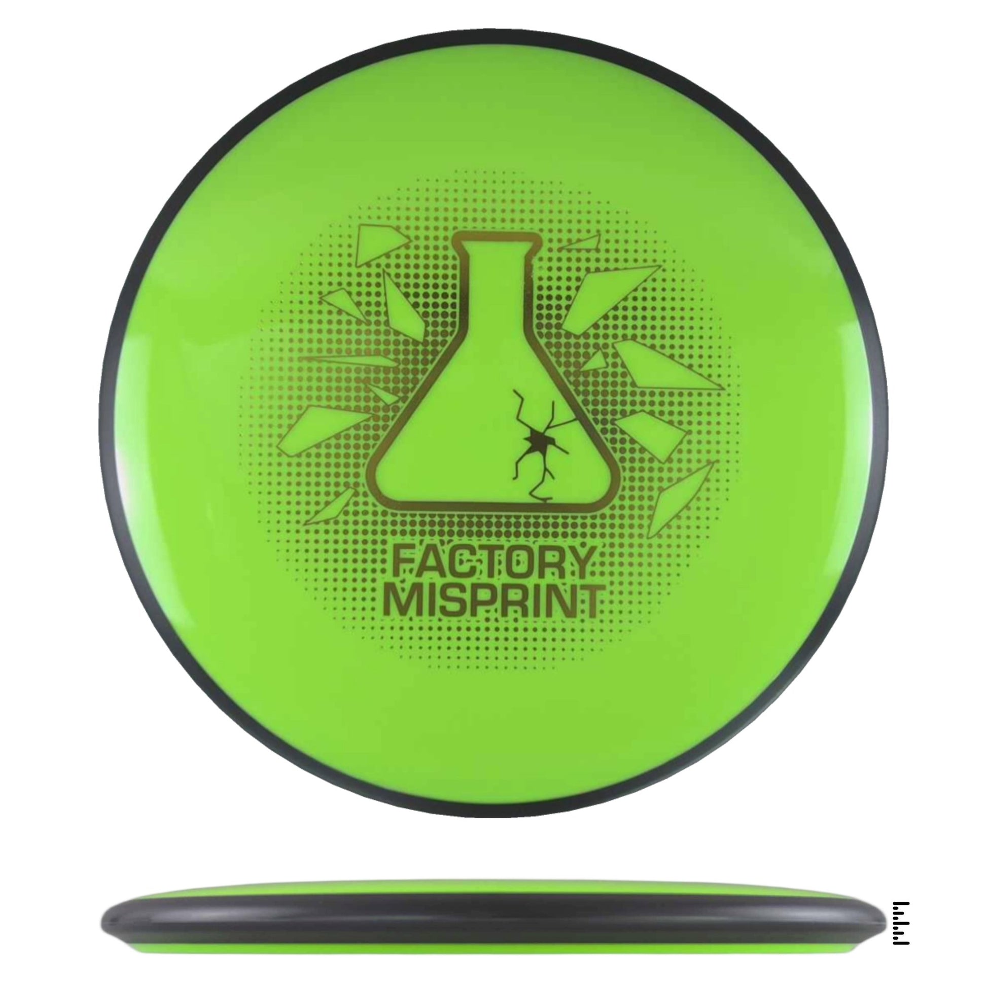 MVP Disc Sports Neutron Detour Factory Misprint - Lime - Powergrip USA