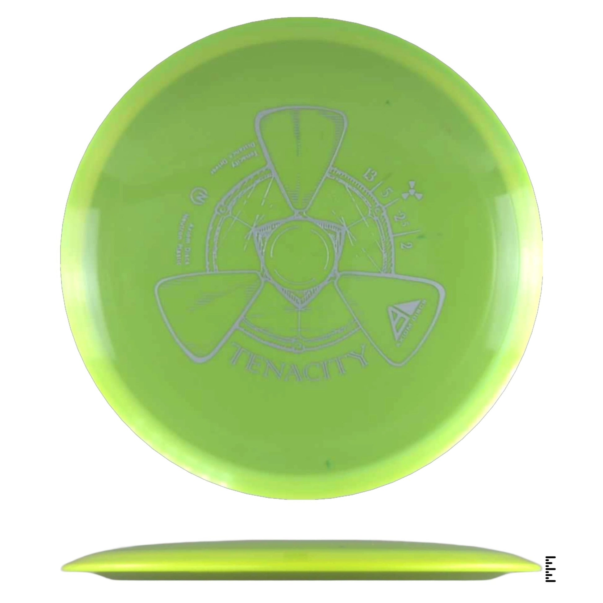 Axiom Discs Neutron Tenacity - Lime / Fluorescent Yellow - Powergrip USA