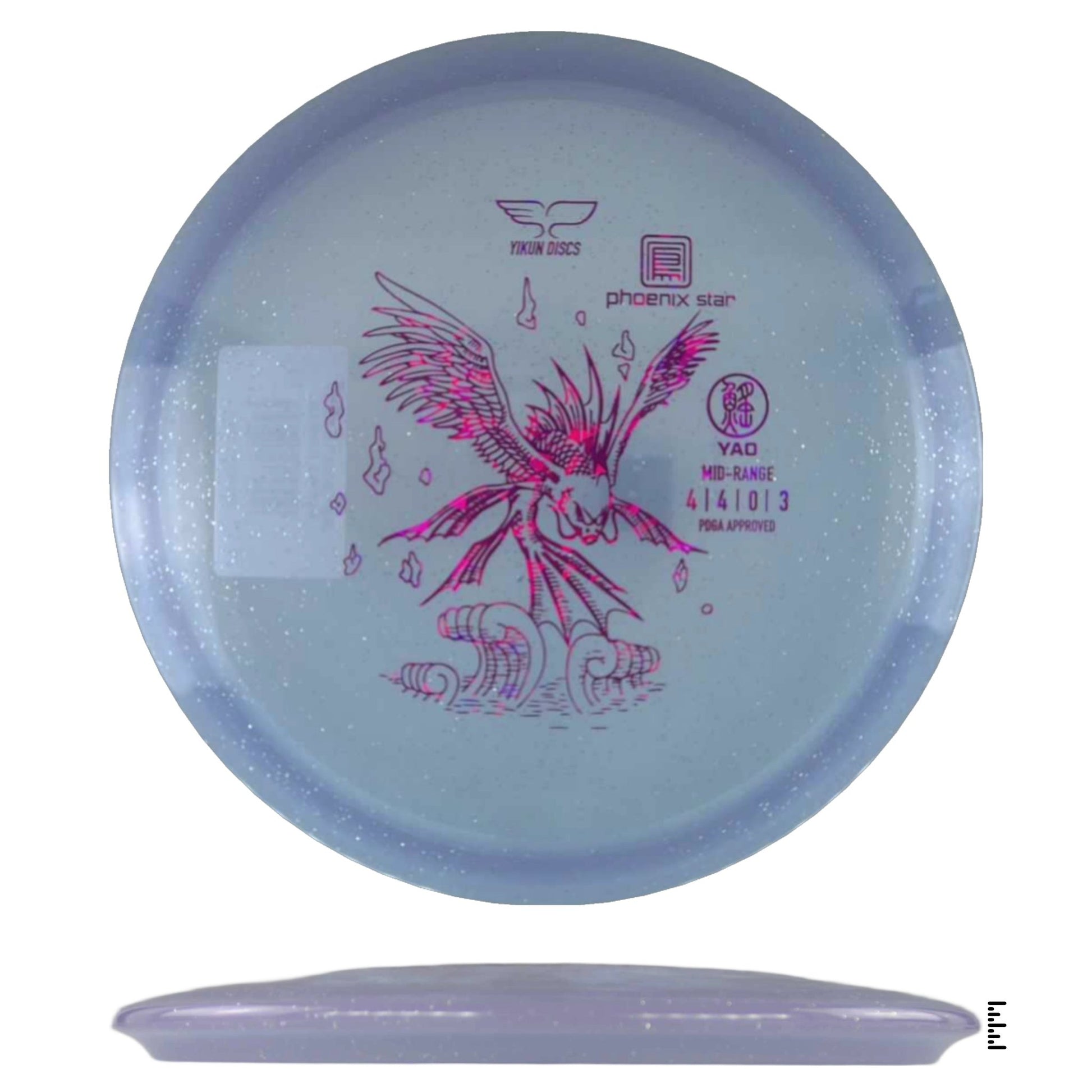 Yikun Discs Phoenix Star Yao - Plum - Powergrip USA