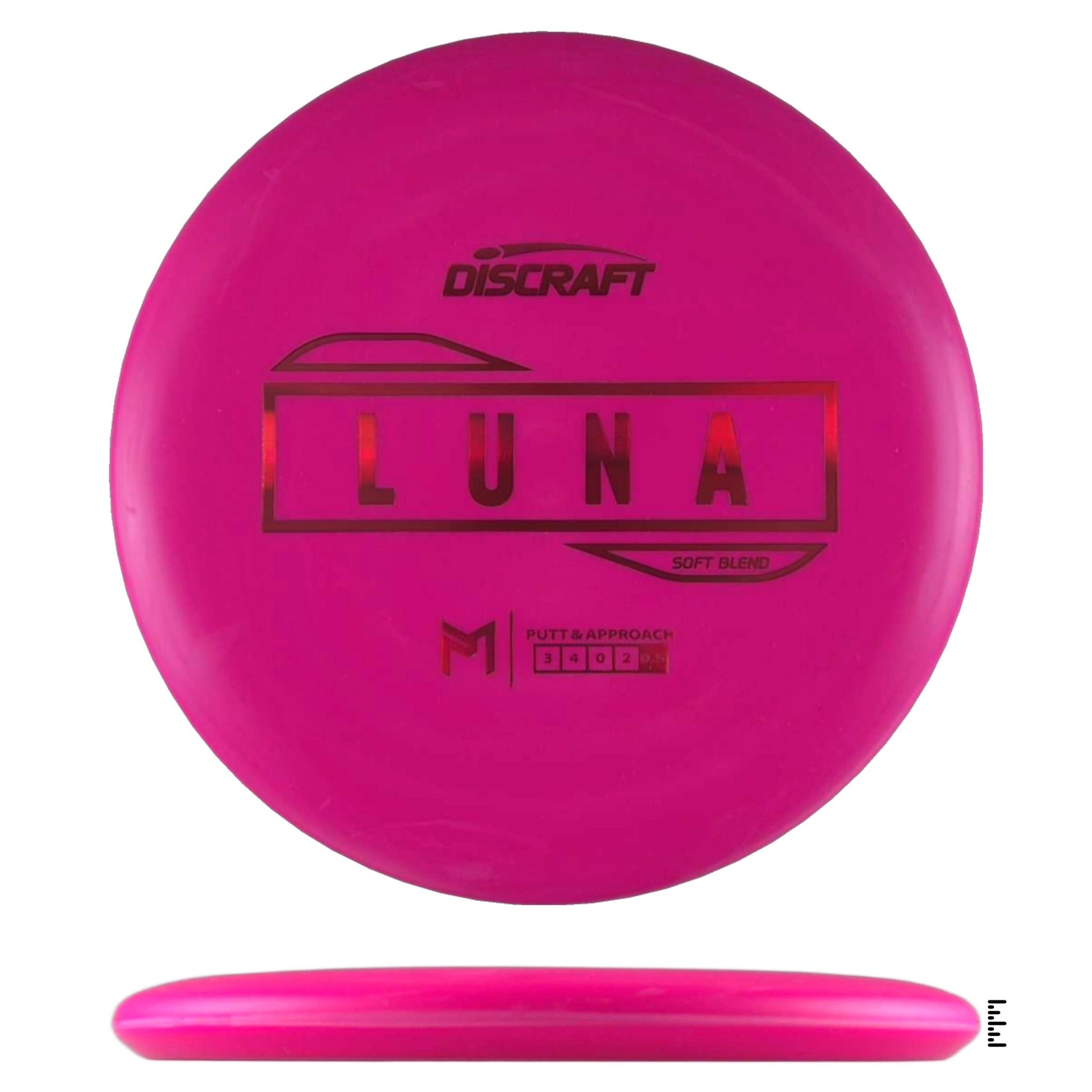 Discraft Putter Line Soft Luna - Hot Pink - Powergrip USA