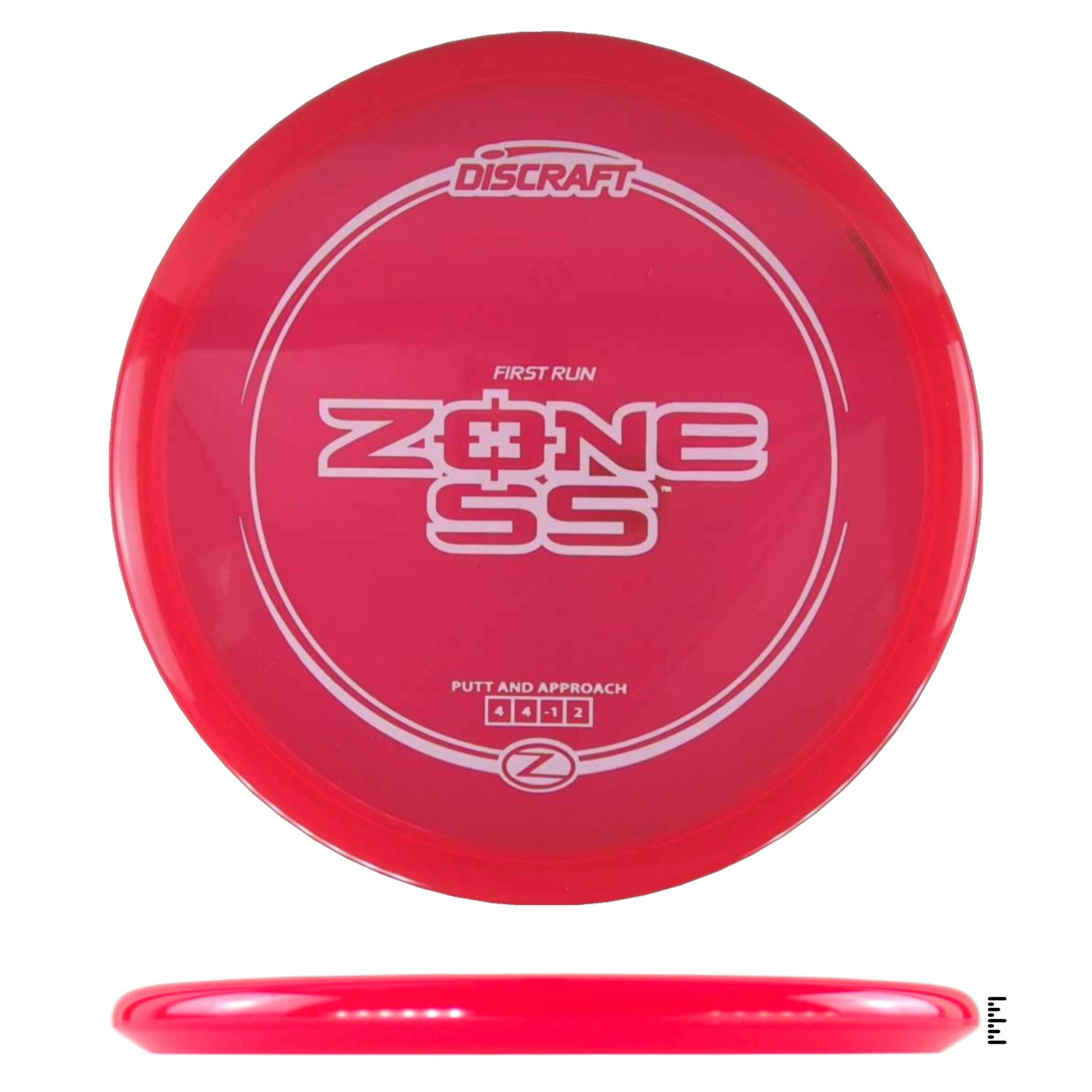 Discraft Z Line Zone SS - First Run - Red - Powergrip USA