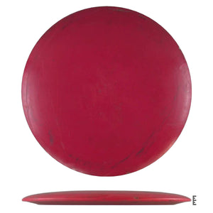 Red disc golf disc