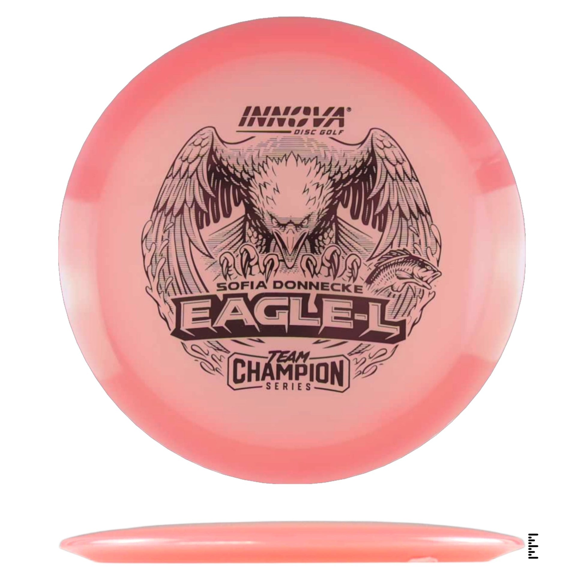Innova Proto Glow Champion Eagle - L 2025 Sofia Donnecke Tour Series - Light Orange - Powergrip USA