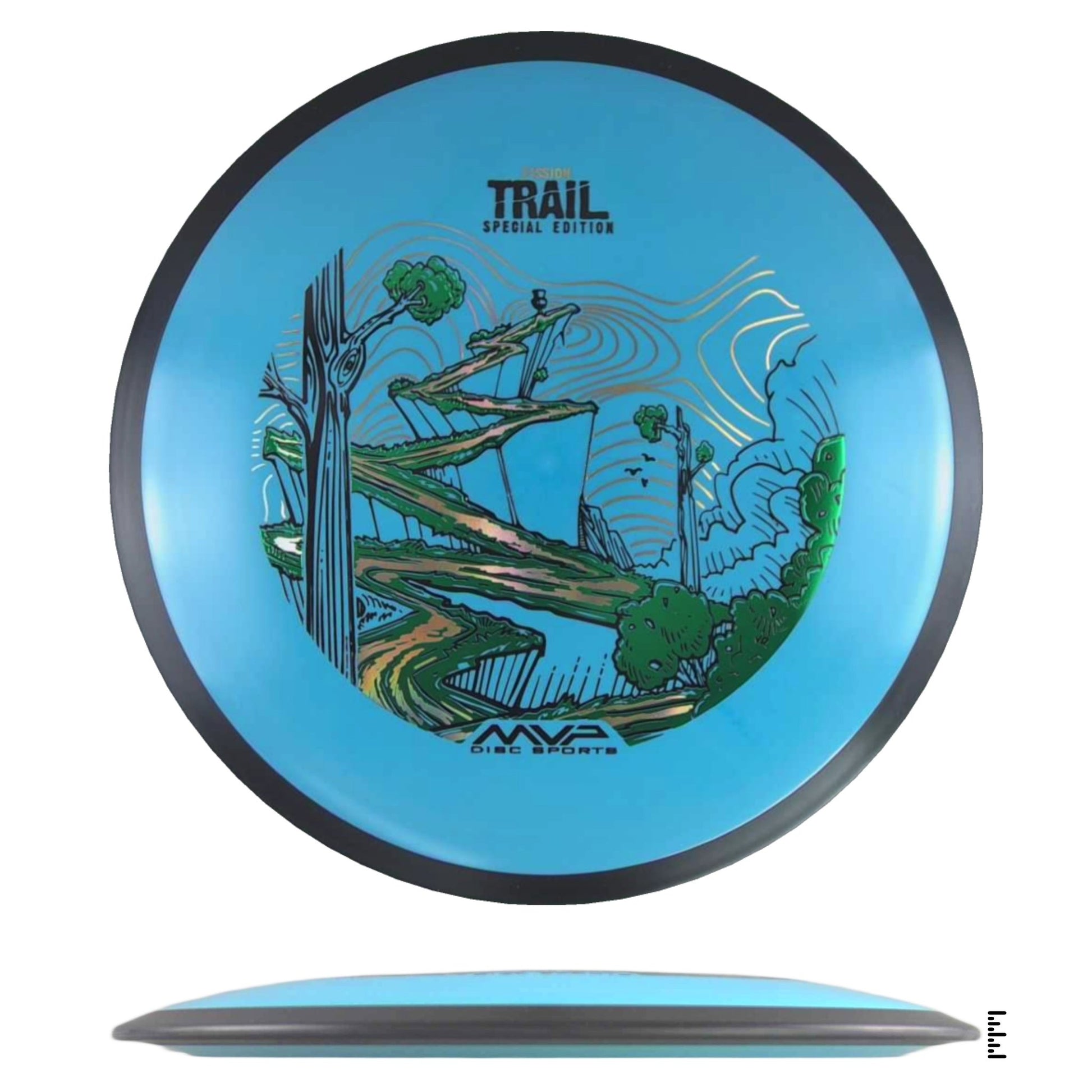 MVP Disc Sports Fission Trail - Special Edition - Sky Blue - Powergrip USA