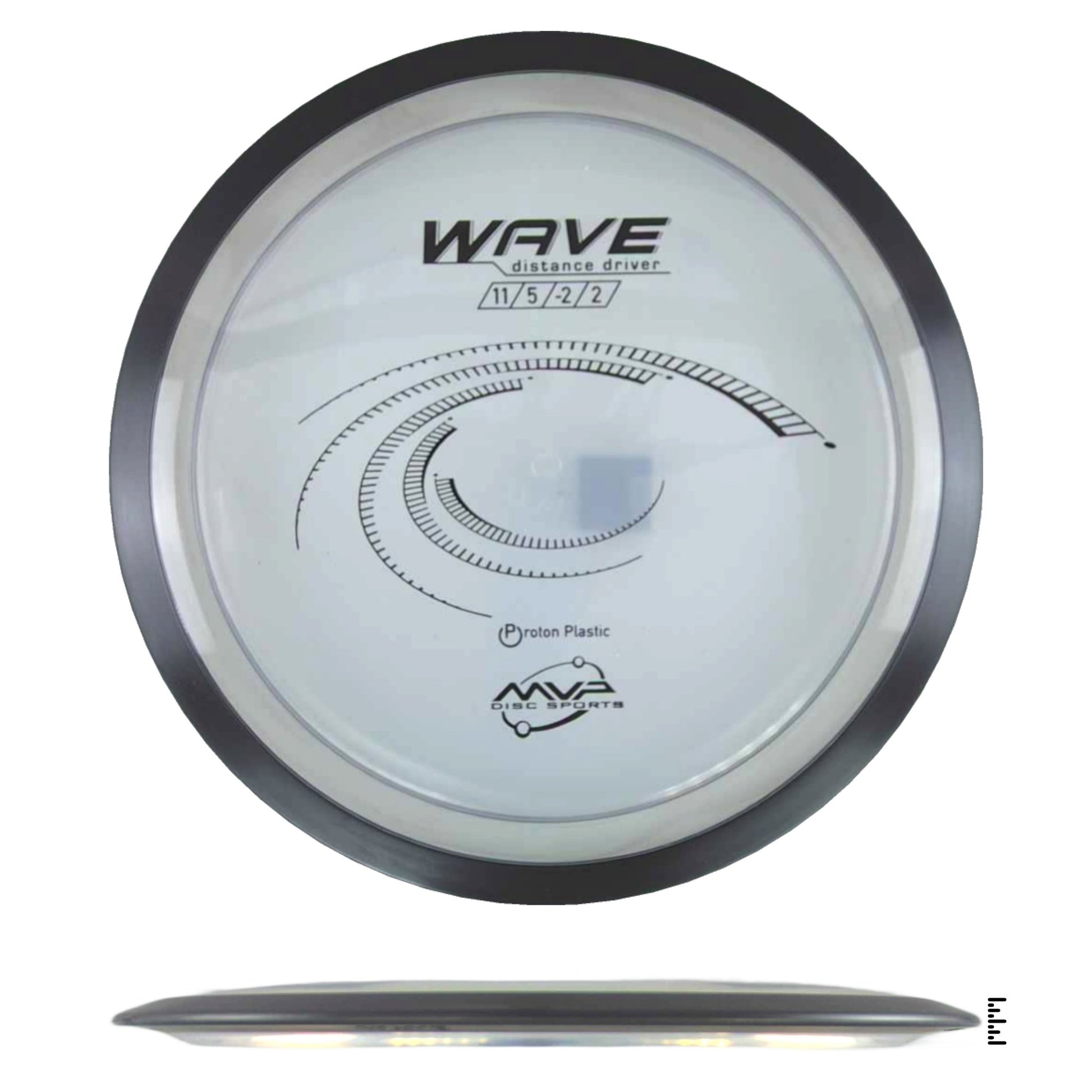 MVP Disc Sports Proton Wave - Clear - Powergrip USA