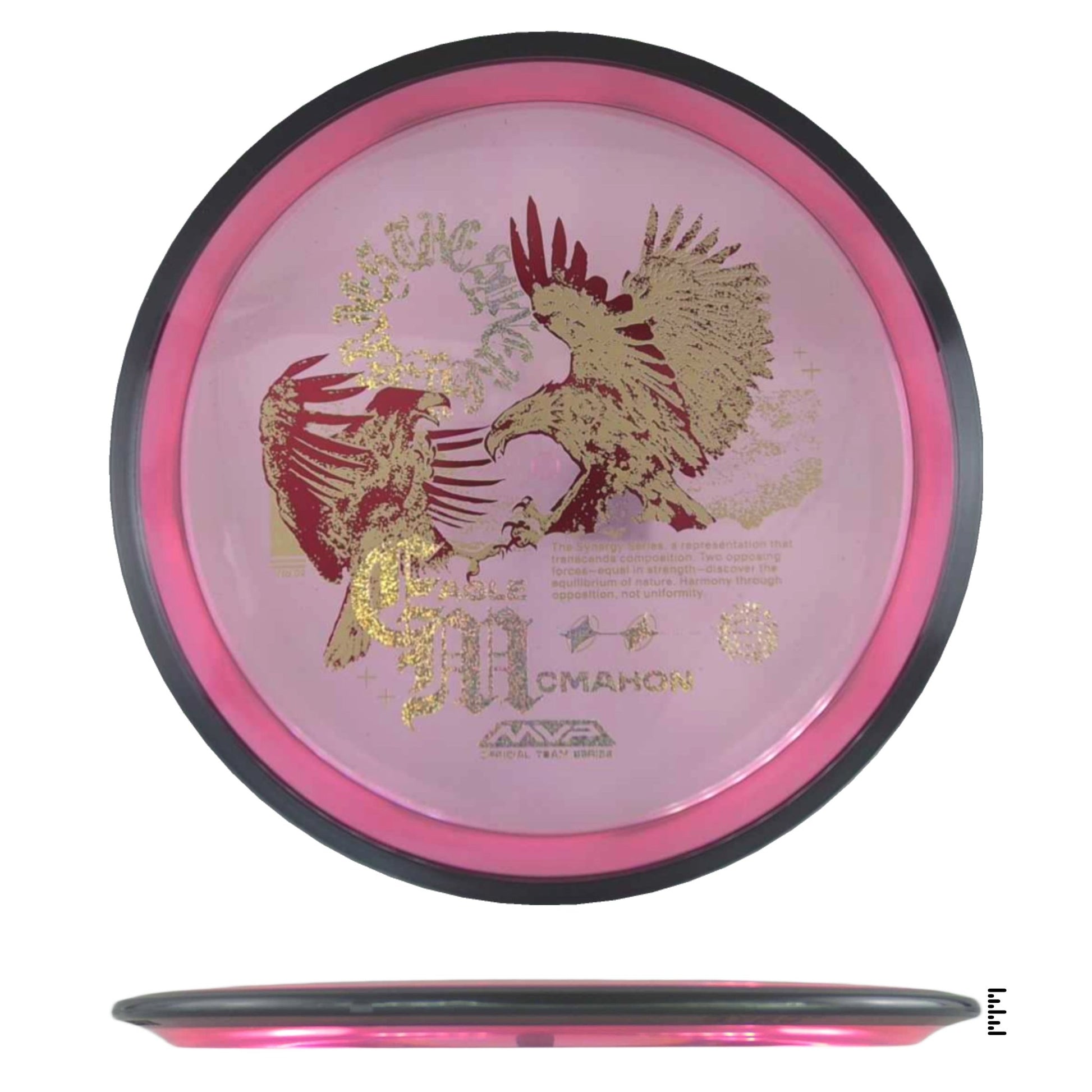 MVP Disc Sports Proton Resistor - Eagle McMahon Synergy Series - Pink - Powergrip USA