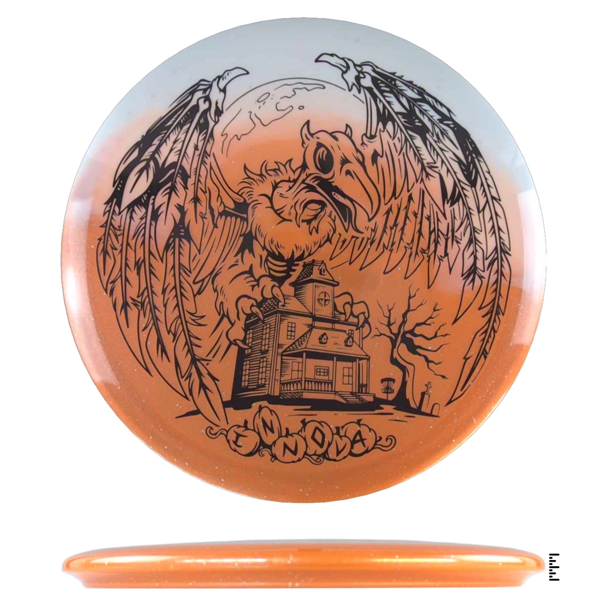 Innova Duo Roc3 - 2025 Halloween Edition - White / Orange - Duo - Powergrip USA