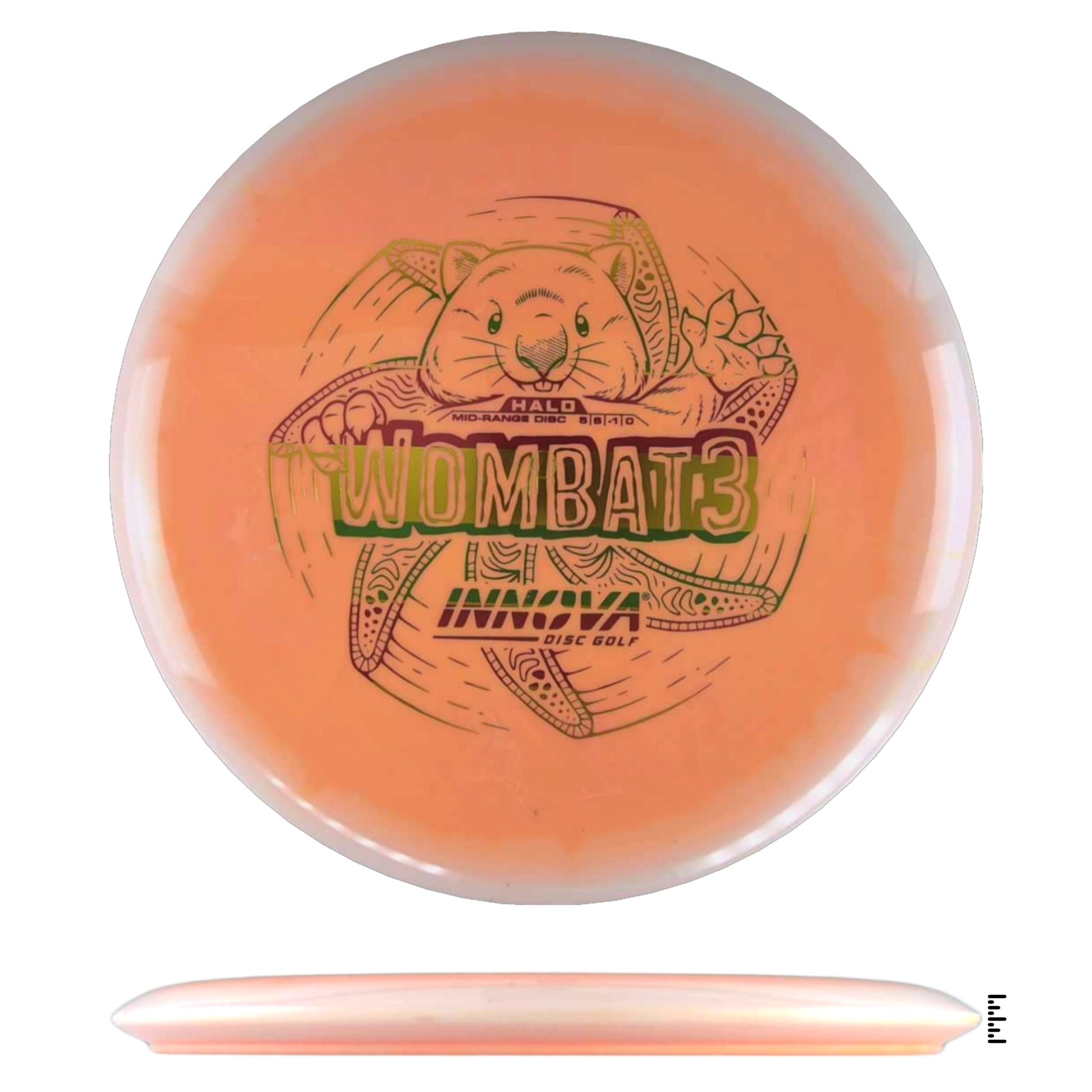 Innova Halo Star Wombat3 - Peach / White - Powergrip USA
