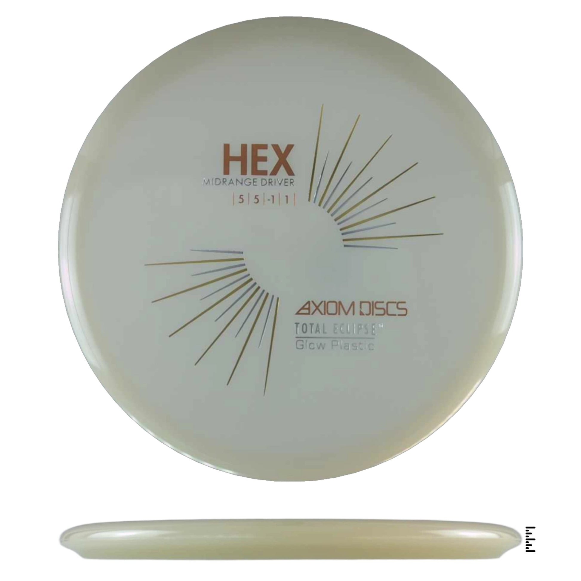 Axiom Discs Total Eclipse Hex - Glow - Powergrip USA