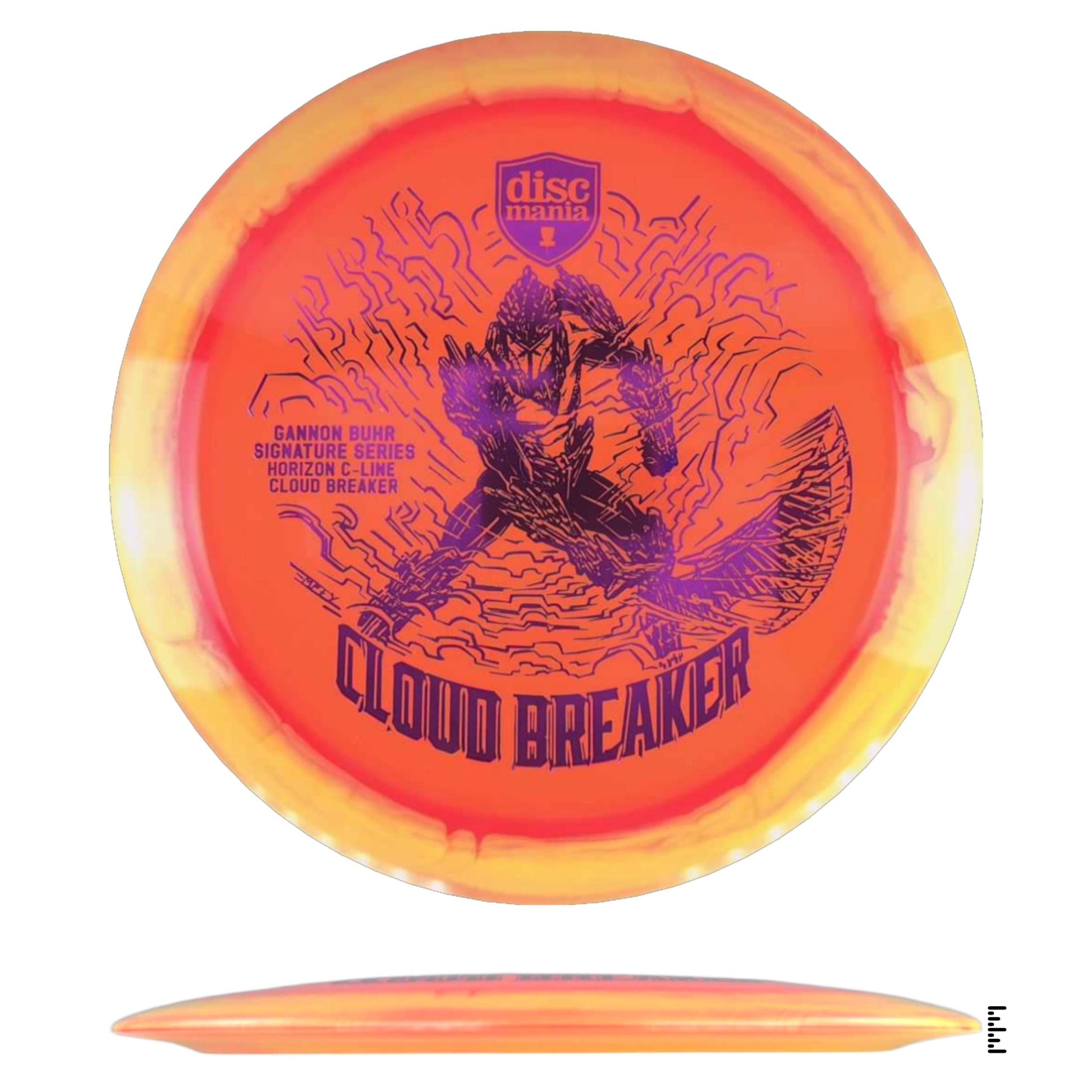 Discmania Horizon C - Line Cloud Breaker - Gannon Buhr Signature Series - Orange / Yellow - Powergrip USA
