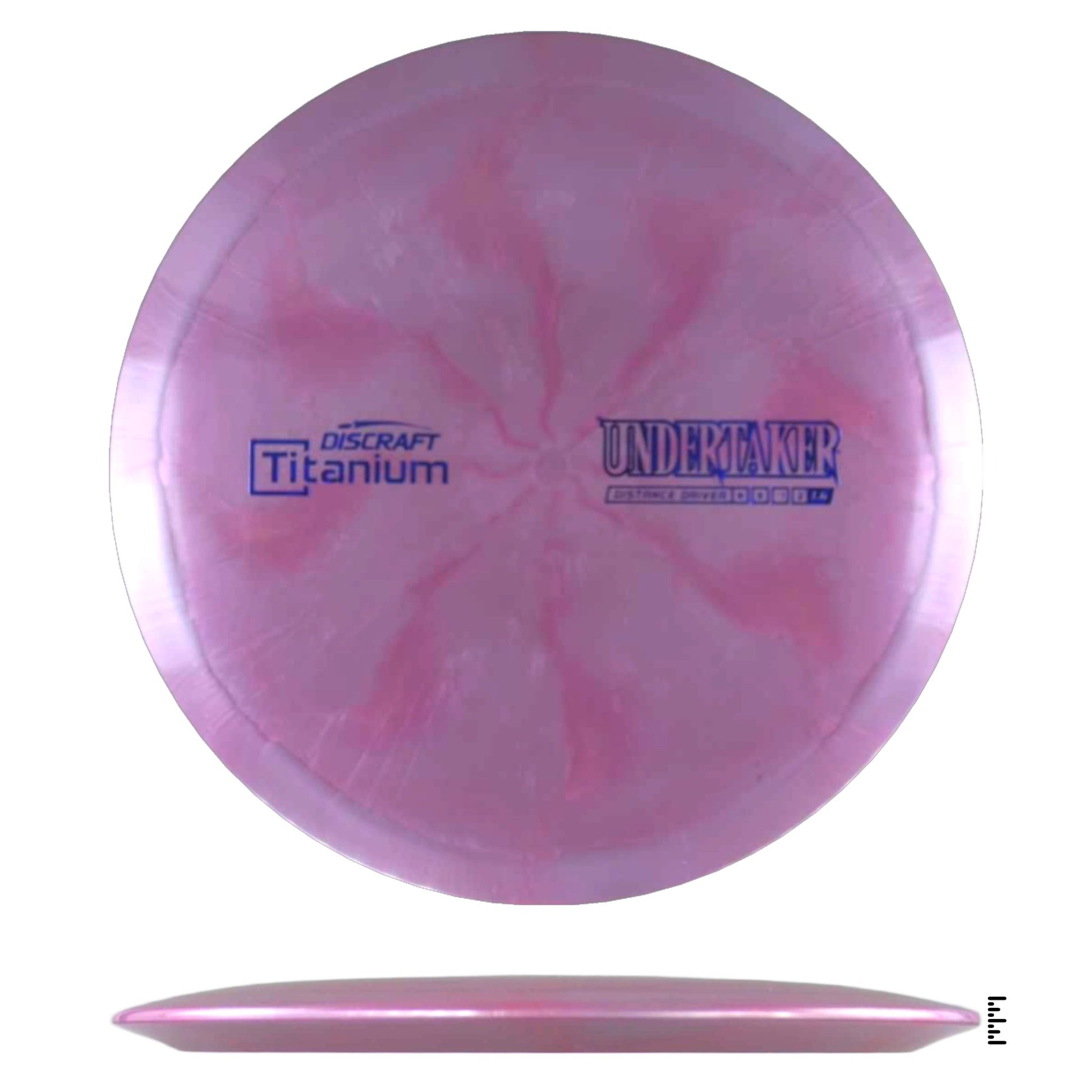 Discraft Titanium Undertaker - Pale Red - Violet - Powergrip USA