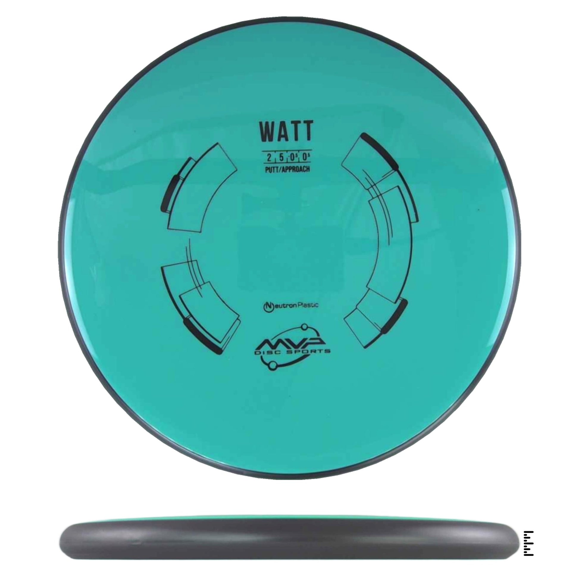 MVP Disc Sports Neutron Watt - Turquoise - Powergrip USA