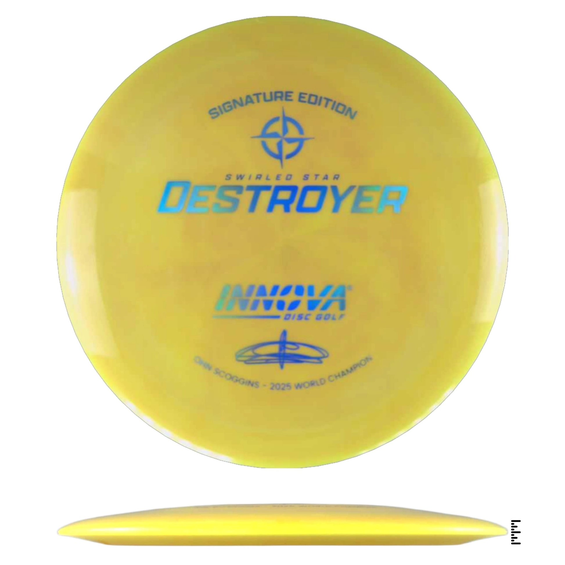 Innova Swirled Star Destroyer Ohn Scoggins Signature Edition - Yellow - Powergrip USA