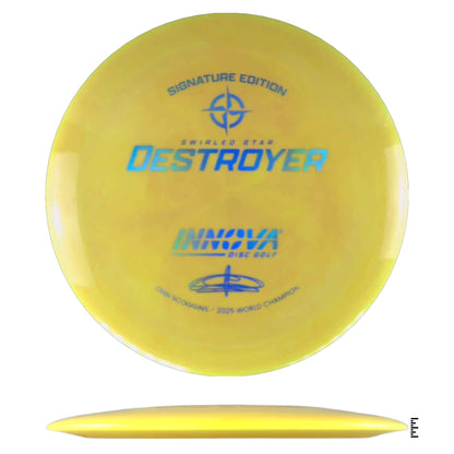 Innova Swirled Star Destroyer Ohn Scoggins Signature Edition - Yellow - Powergrip USA