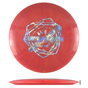 Red Dynamic Discs Getaway Fuzion disc golf disc