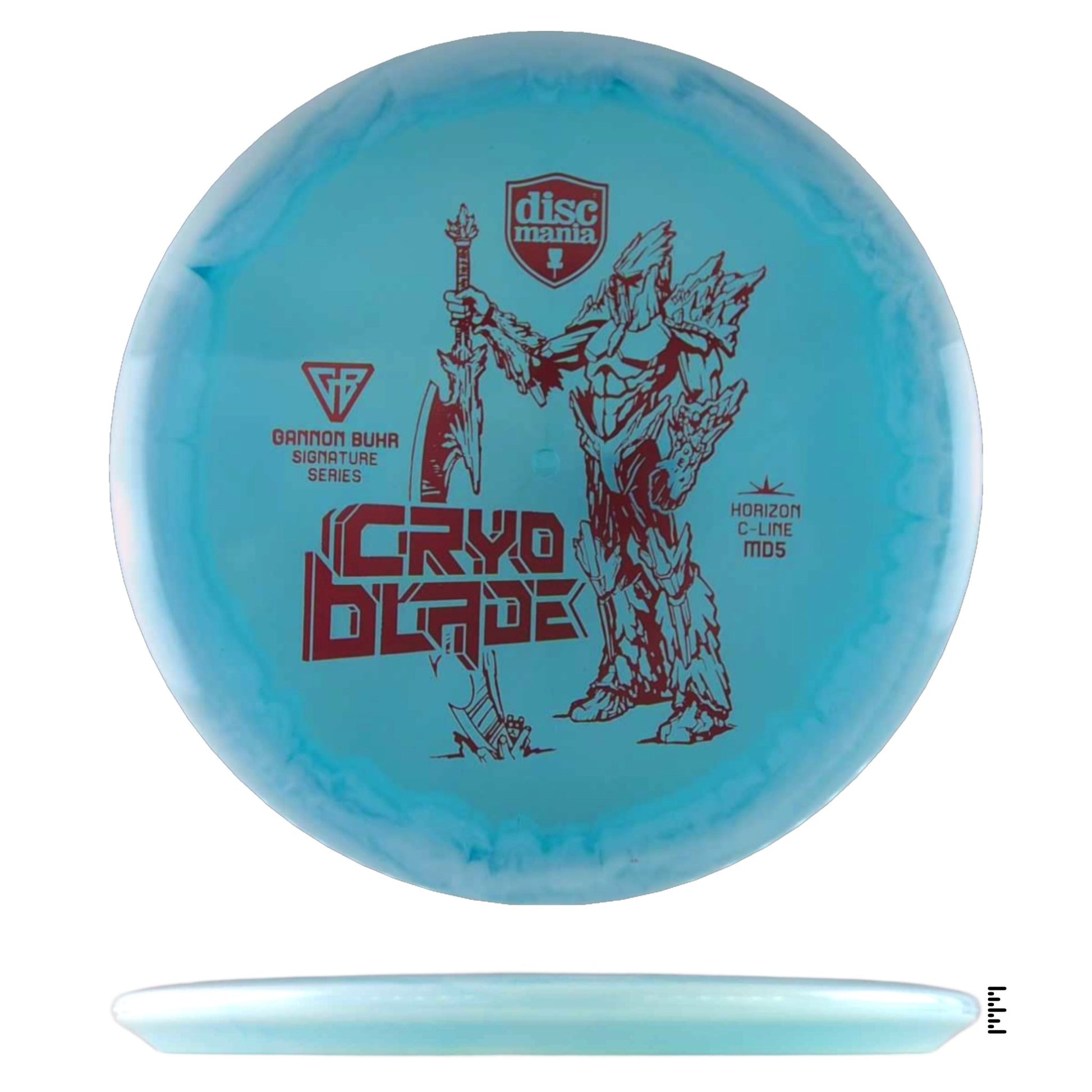 Discmania Horizon C - Line MD5 Cryo Blade - Gannon Buhr Signature Series - Sky Blue / White - Powergrip USA