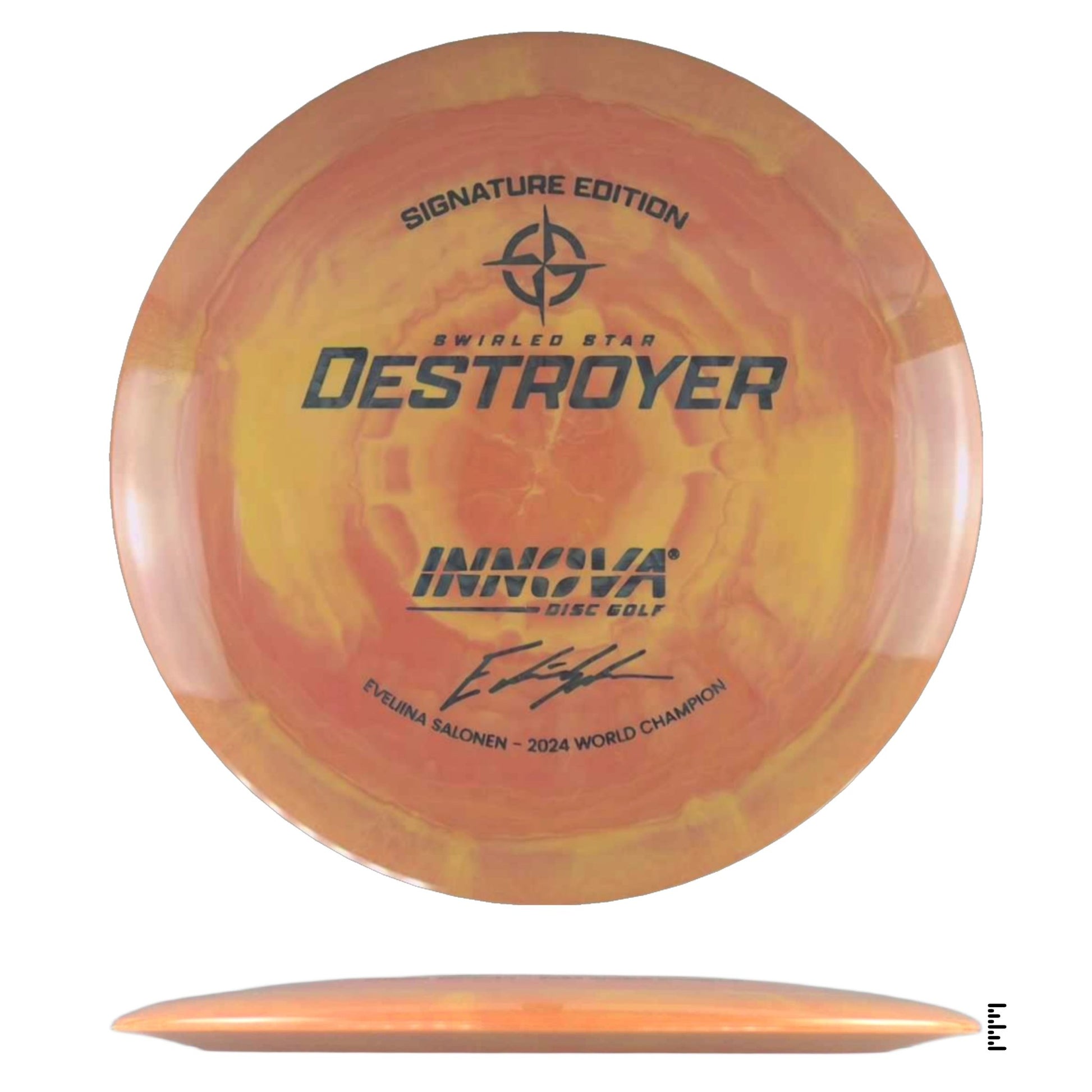 Innova Swirled Star Destroyer Eveliina Salonen Signature Edition - Orange - Powergrip USA