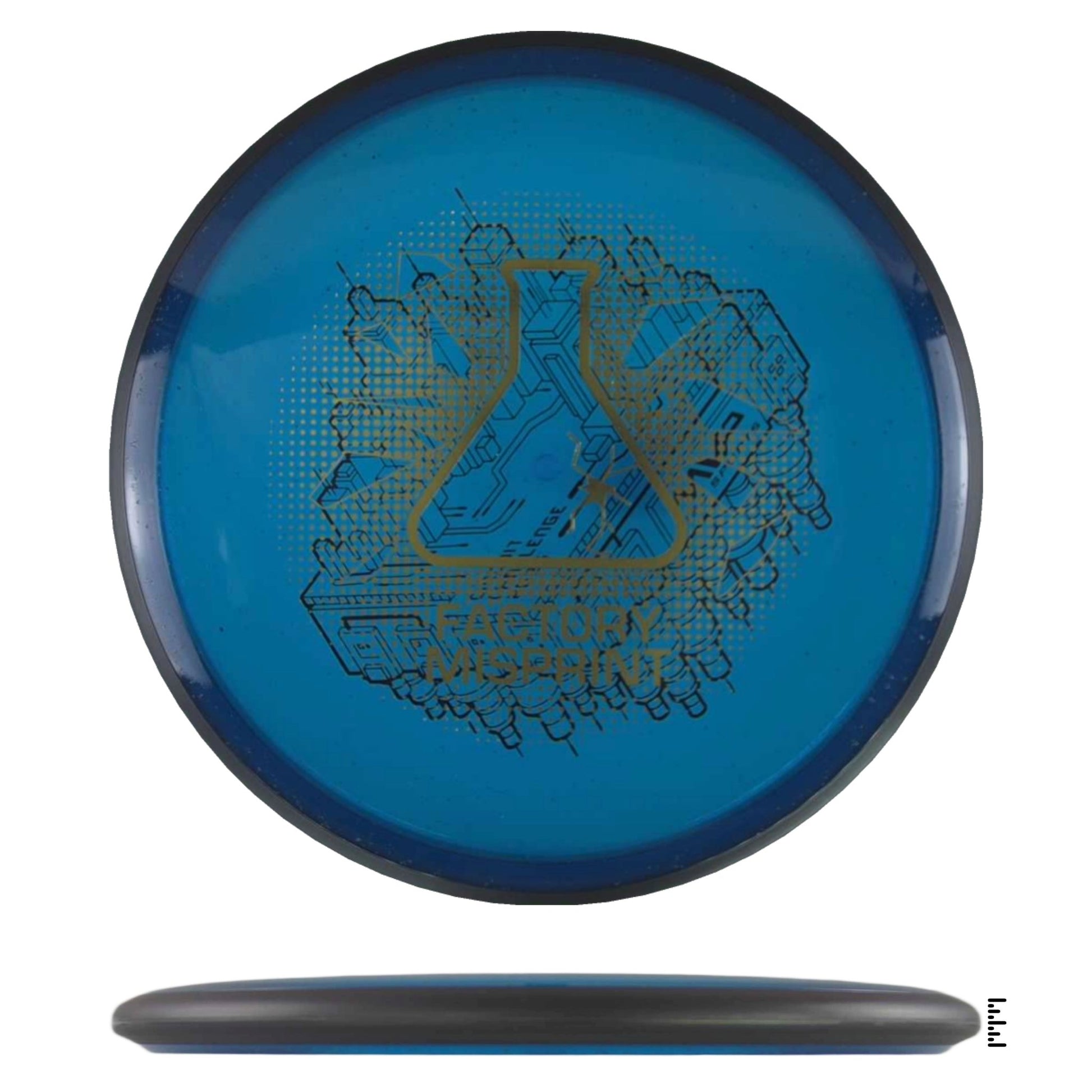 MVP Disc Sports Particle Glow Proton Uplink Factory Misprint - Blue - Powergrip USA