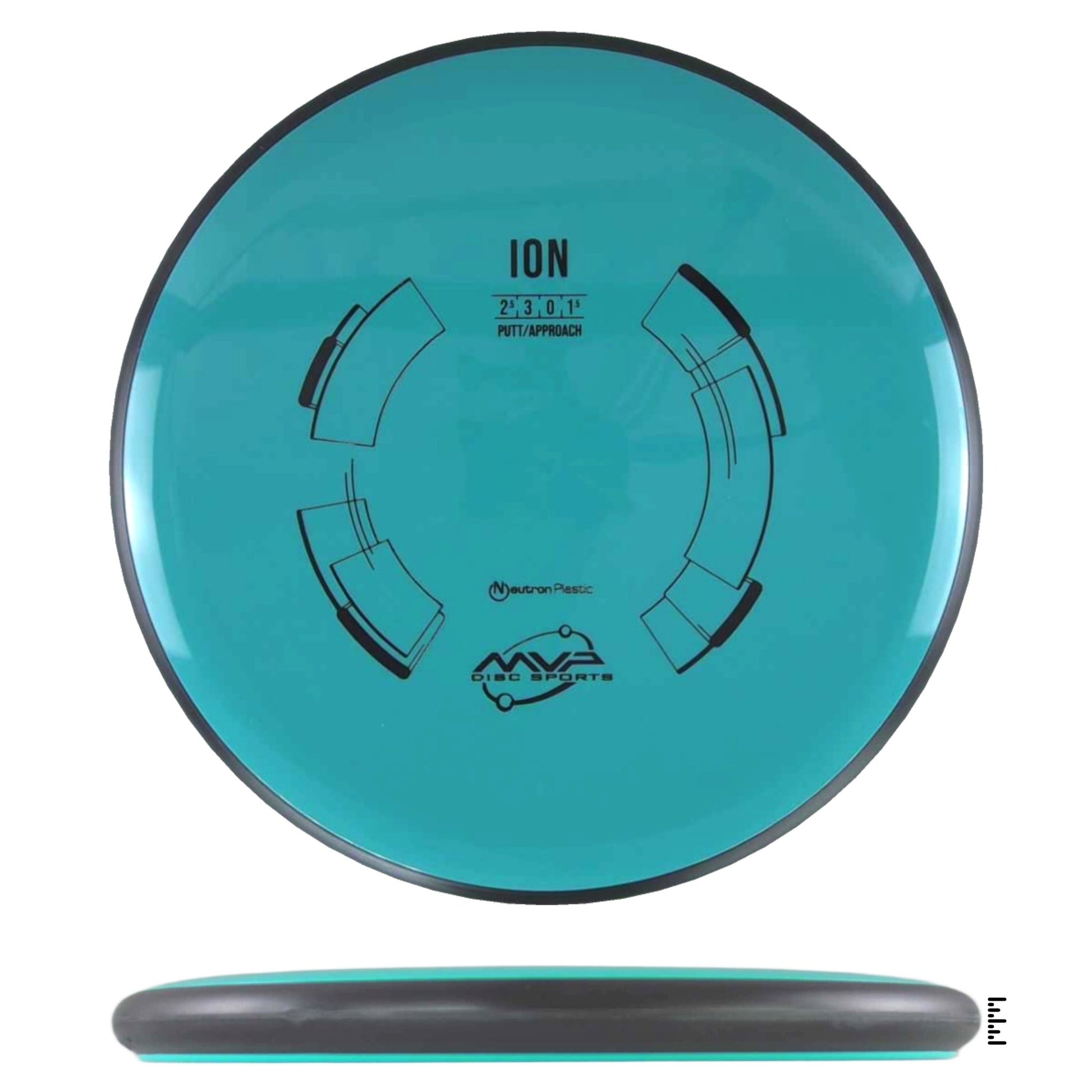 MVP Disc Sports Neutron Ion - Turquoise - Powergrip USA