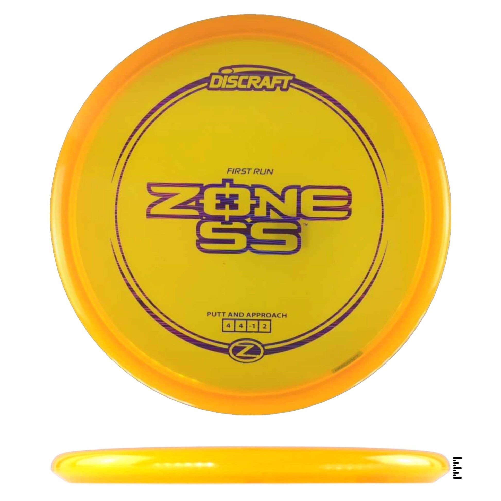 Discraft Z Line Zone SS - First Run - Orange - Powergrip USA