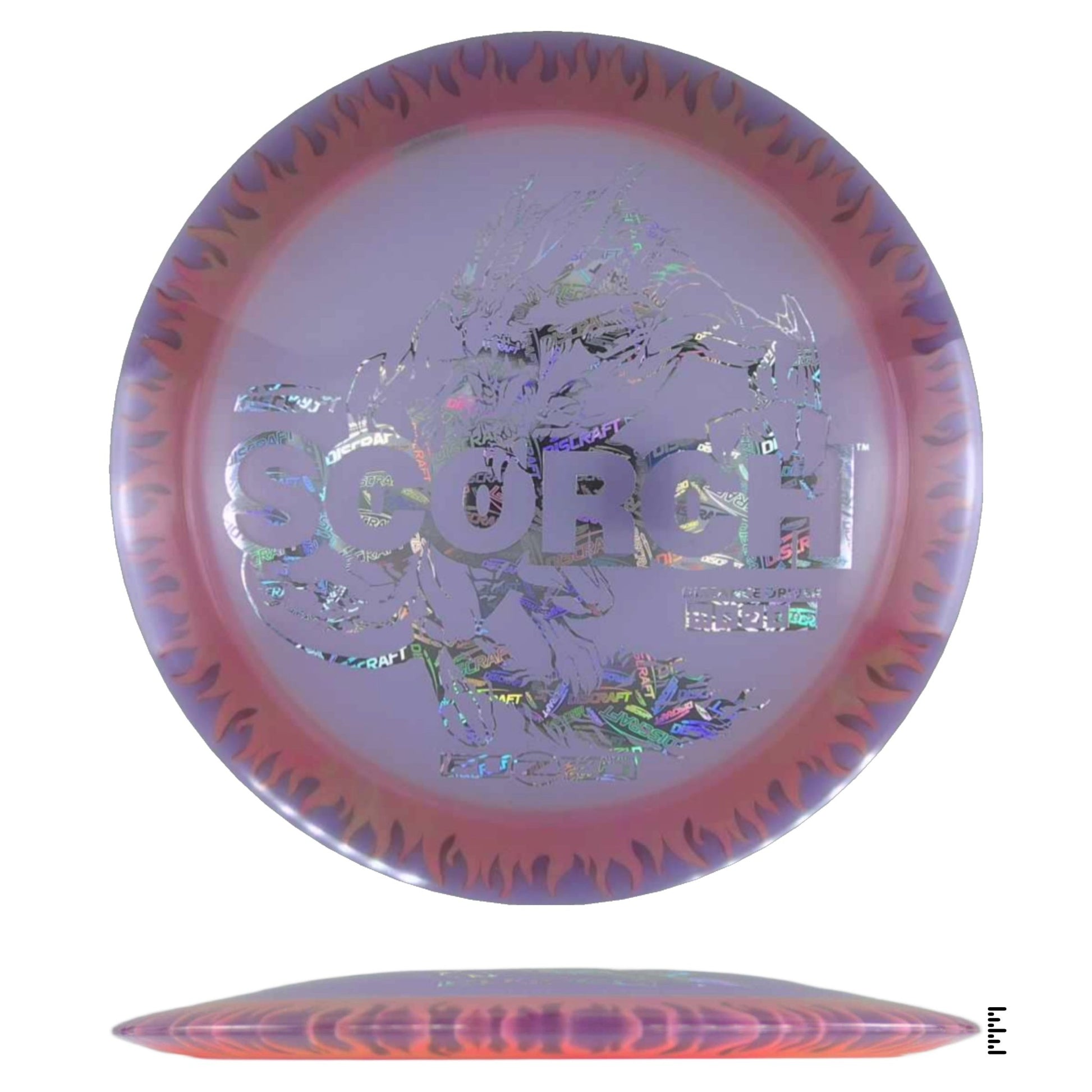 Discraft Fuzed Line Scorch - Violet / Orange - Powergrip USA
