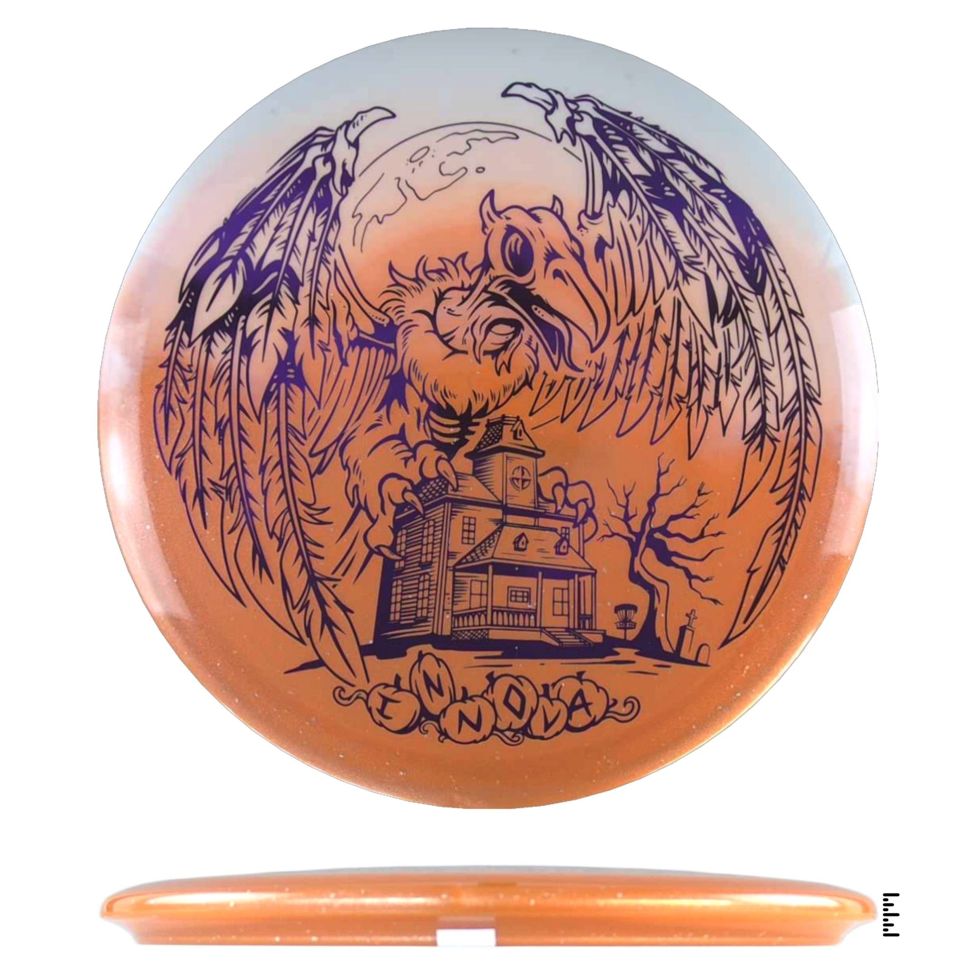 Innova Duo Roc3 - 2025 Halloween Edition - White / Orange - Duo - Powergrip USA