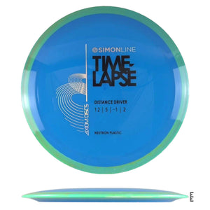 Axiom Discs Simon Line Neutron Time - Lapse - Blue / Green - Powergrip USA
