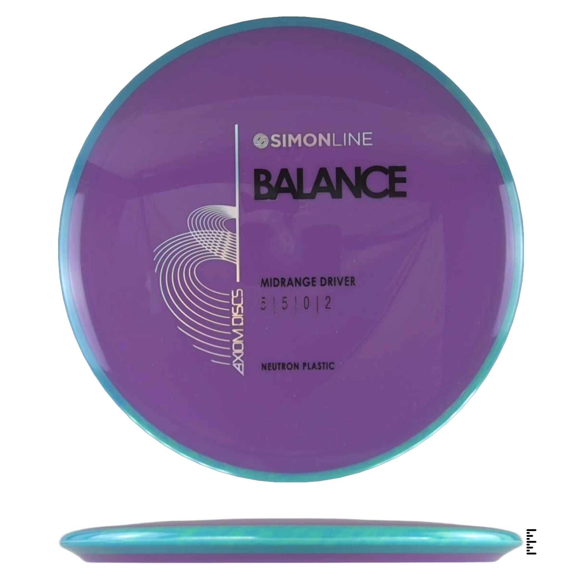Axiom Discs Neutron Balance - Violet / Turquoise - Powergrip USA