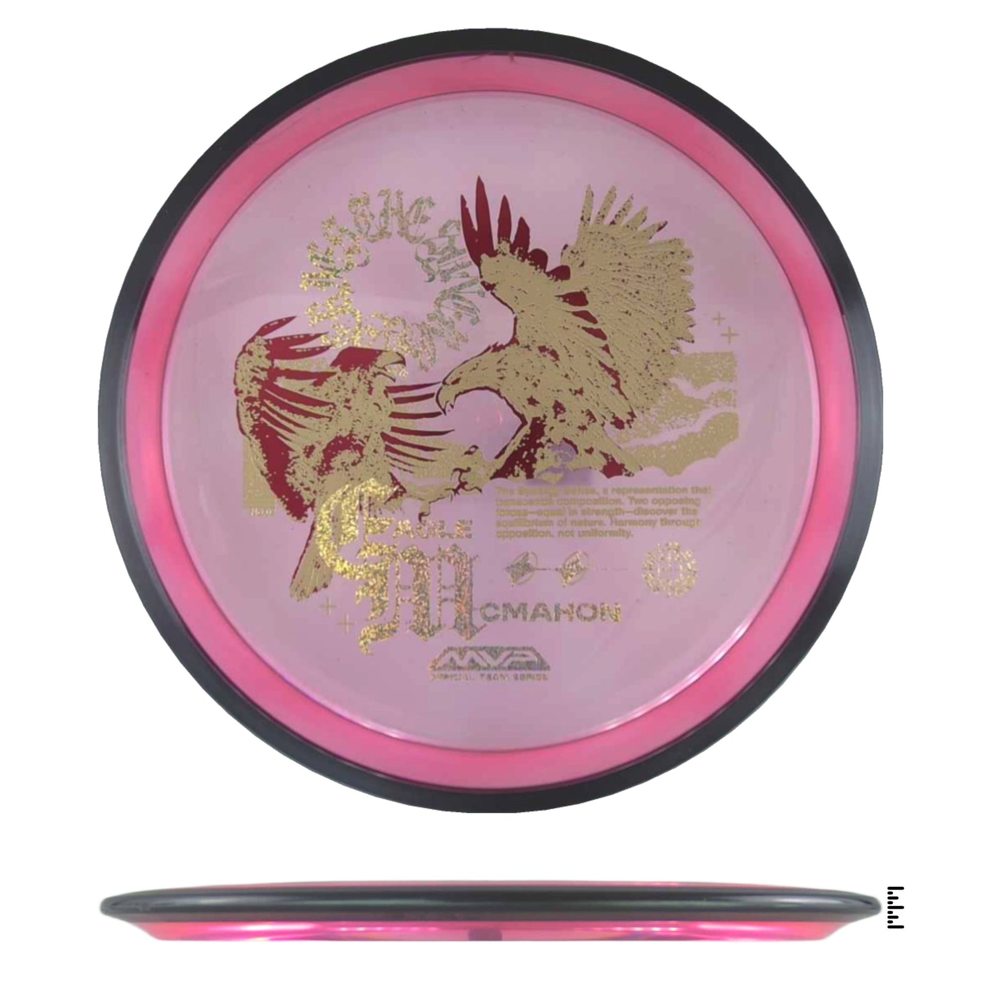 MVP Disc Sports Proton Resistor - Eagle McMahon Synergy Series - Pink - Powergrip USA