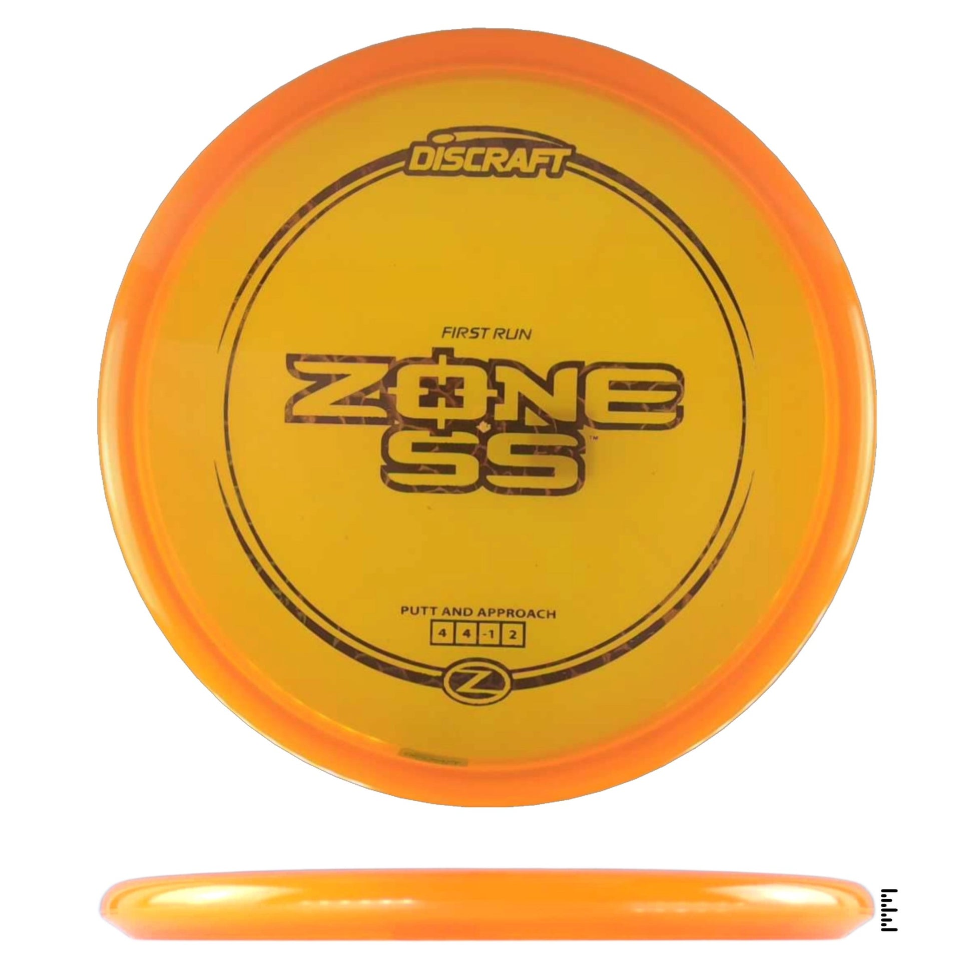 Discraft Z Line Zone SS - First Run - Orange - Powergrip USA