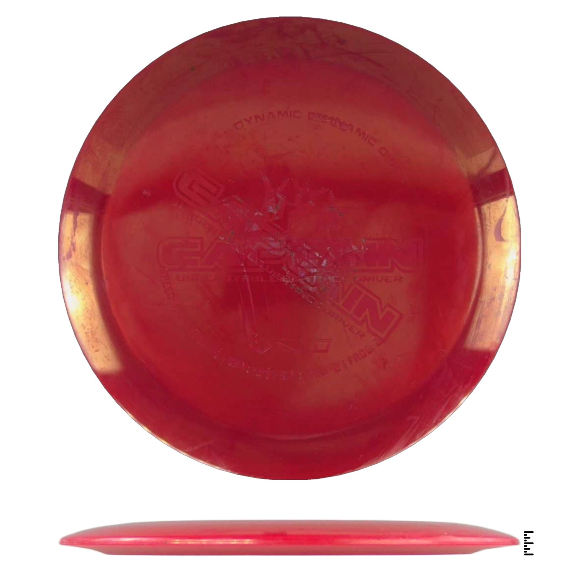Dynamic Discs Lucid Captain - Used - Red - Powergrip USA