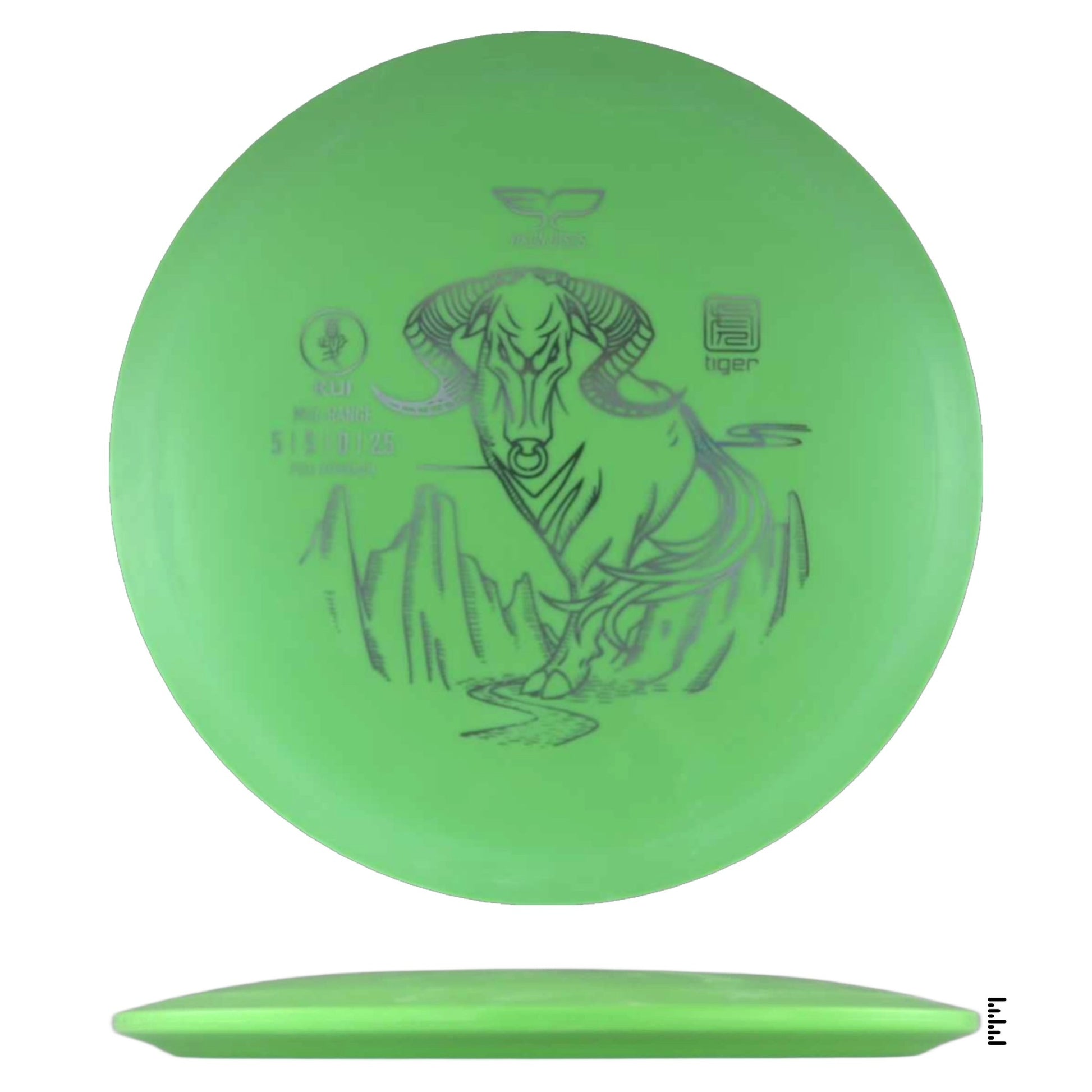 Yikun Discs Tiger Kui - Light Green - Powergrip USA