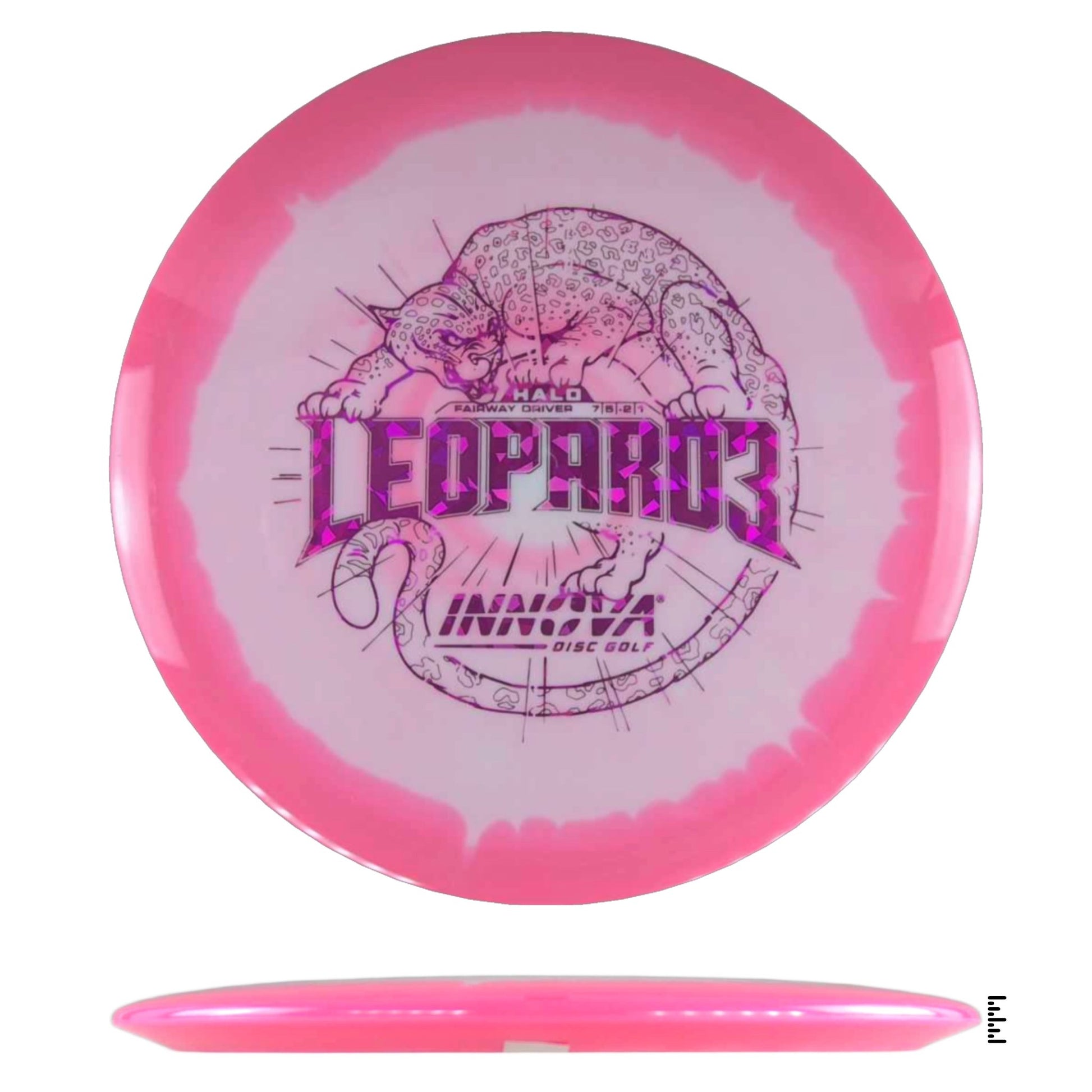 Innova Halo Star Leopard3 - White / Pink - Powergrip USA