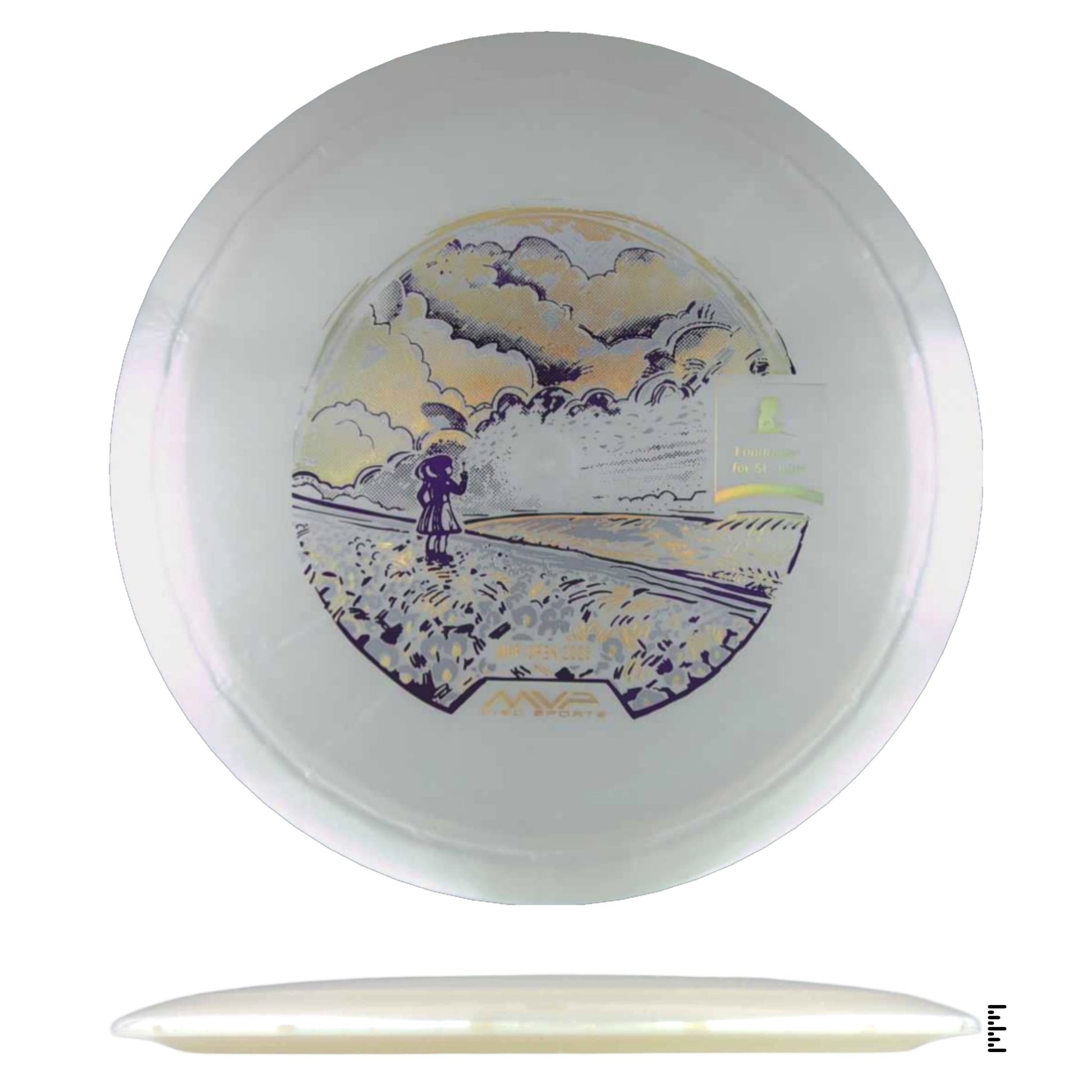 Streamline Discs Plasma Shift - Special Edition St. Jude Fundraiser - White - Powergrip USA
