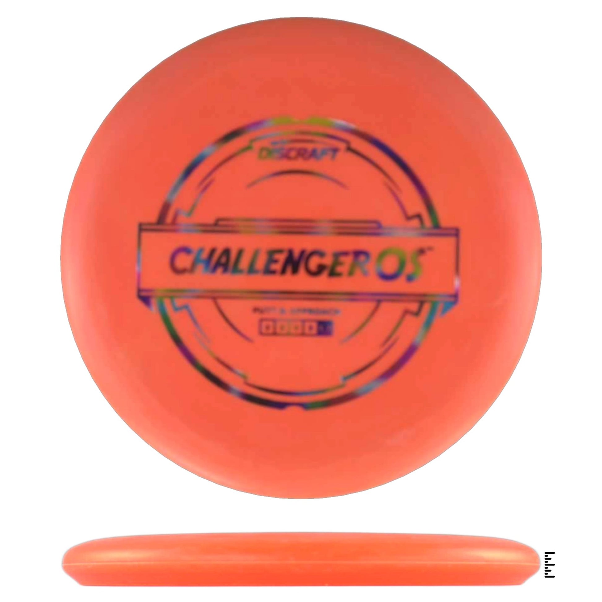 Discraft D Line Challenger OS - Orange - Powergrip USA