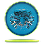 Particle Glow Proton Hex - Champions Cup Edition - Blue / Fluorescent Yellow - Powergrip USA