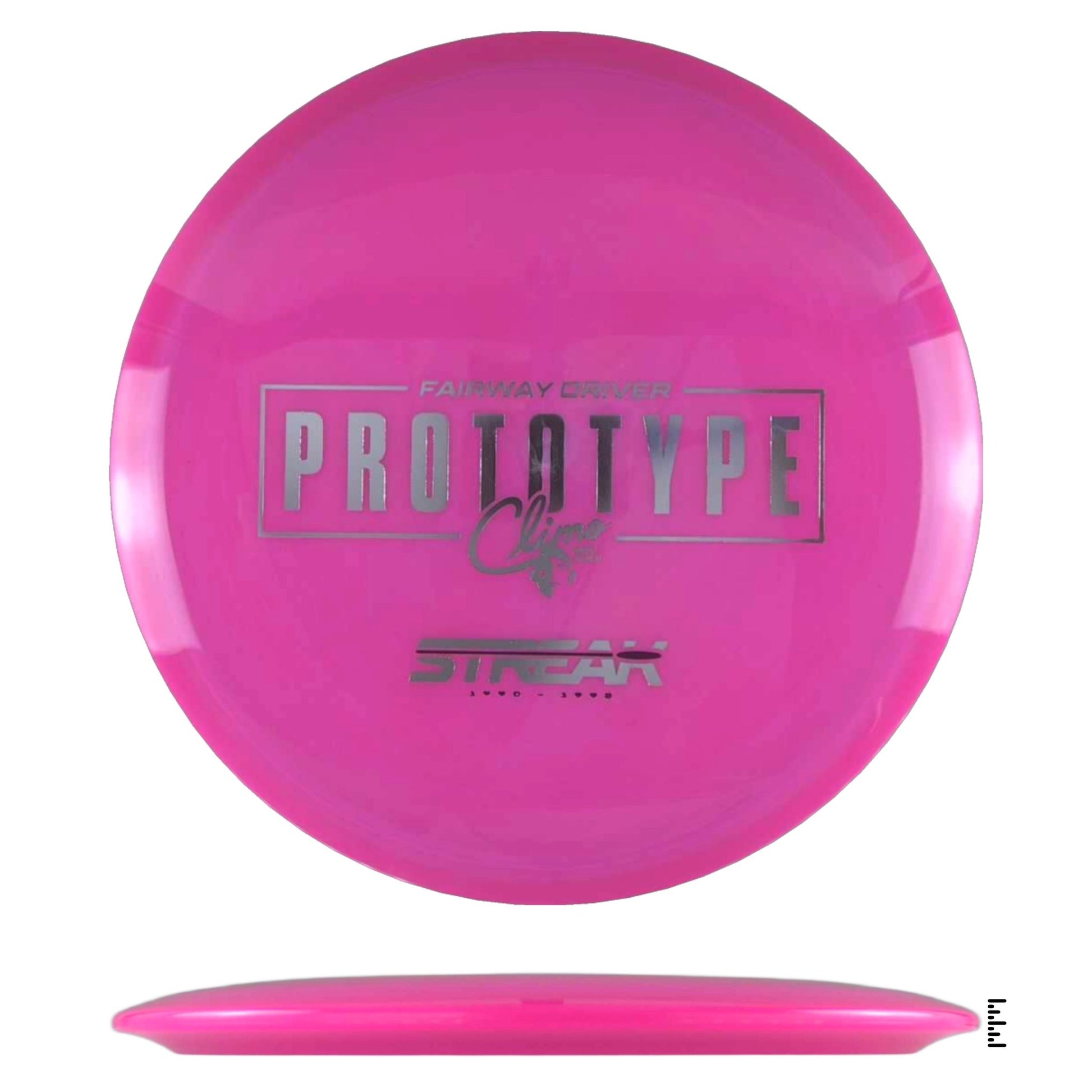 Climo Disc Golf Signature Line Streak Prototpye - Magenta - Powergrip USA