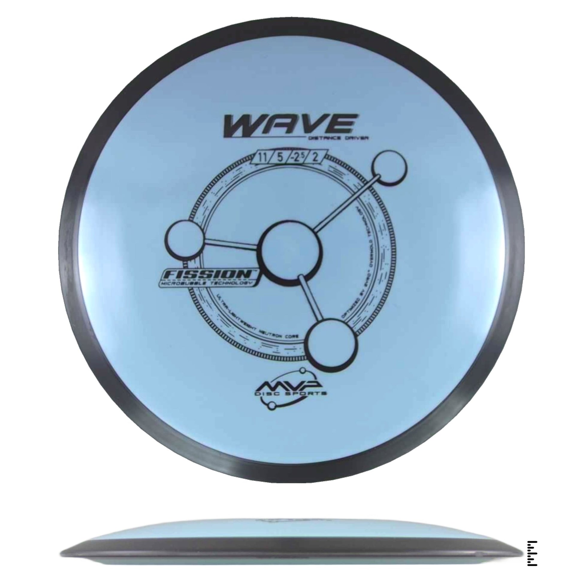 MVP Disc Sports Fission Wave - Light Blue - Powergrip USA