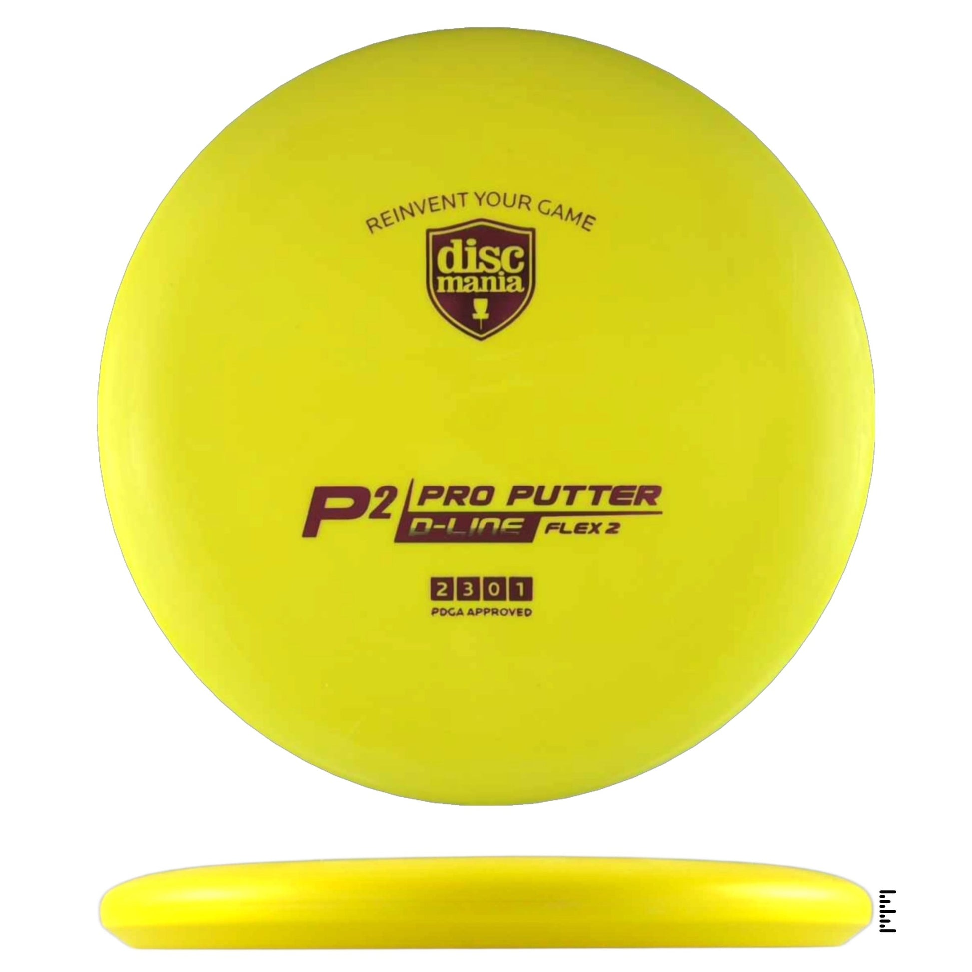 Discmania D - Line Flex 2 P2 - Yellow - Powergrip USA